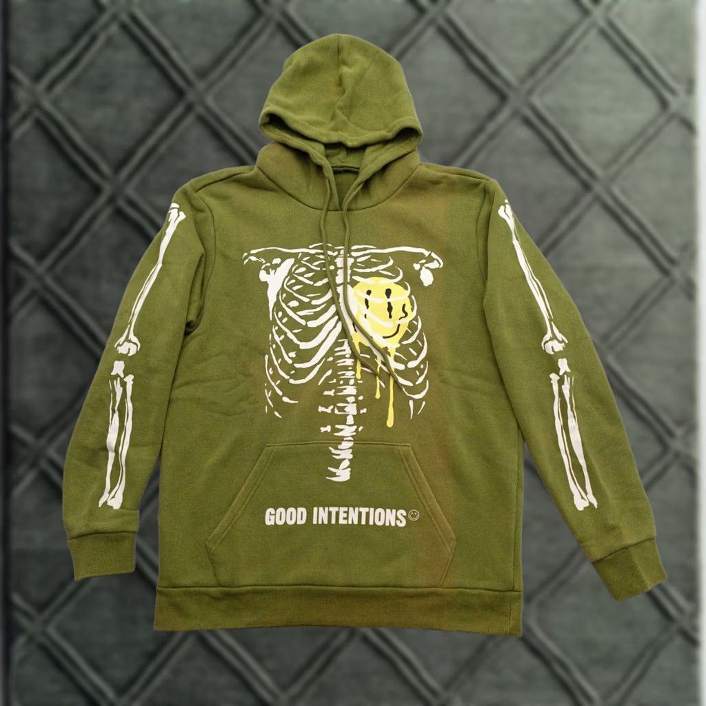 Olive THE WEEKND x NAV Good Intentions Adult Hoodie L NAV Olive Green Brown 29x22 Size: Large Color: Green MeASUREMENTS ARE PROVIDED IN PICTURES Mens Size US L / EU 52-54 / 3 - 1 Thumbnail