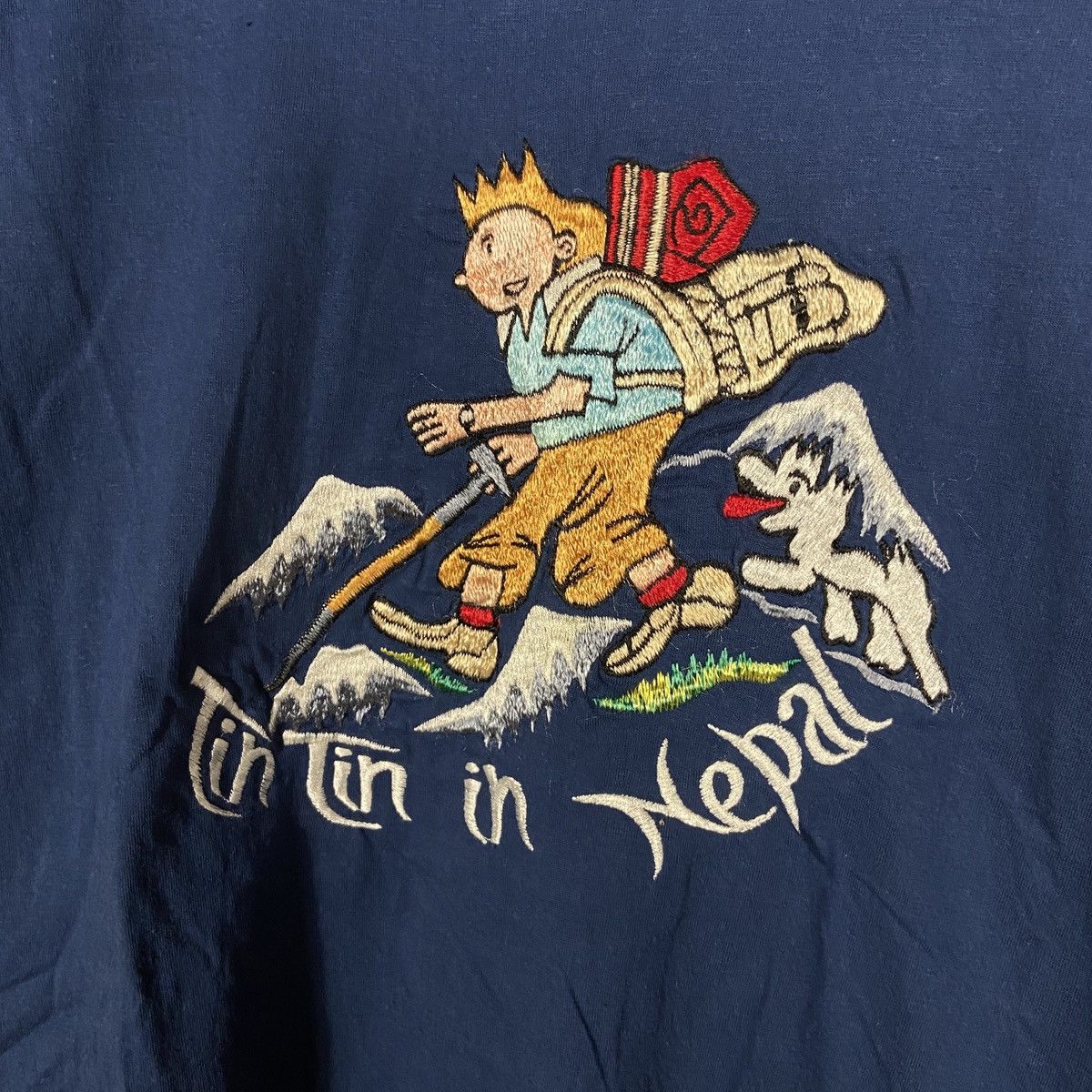 Vintage Vintage Tin Tin Nepal t-shirt Size US S / EU 44-46 / 1 - 4 Thumbnail