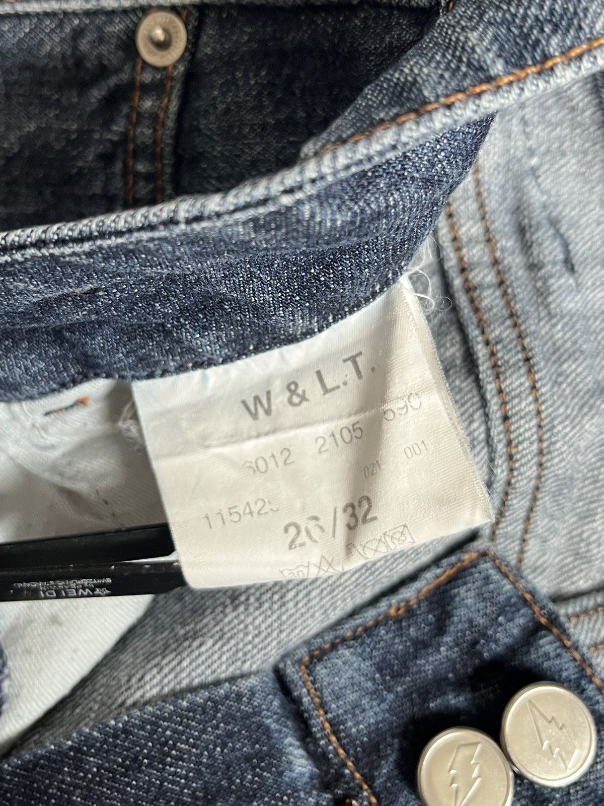 Walter Van Beirendonck Walter Van Beirendonck Wild & Lethal Dark Blue Denim Jeans Size 26" / US 2 / IT 38 - 5 Thumbnail