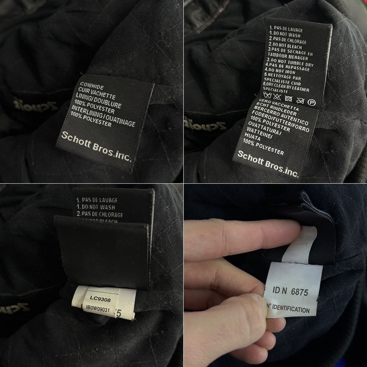 Schott Schott USA Army Type Garment Aviator Leather Jacket Size US S / EU 44-46 / 1 - 24 Thumbnail