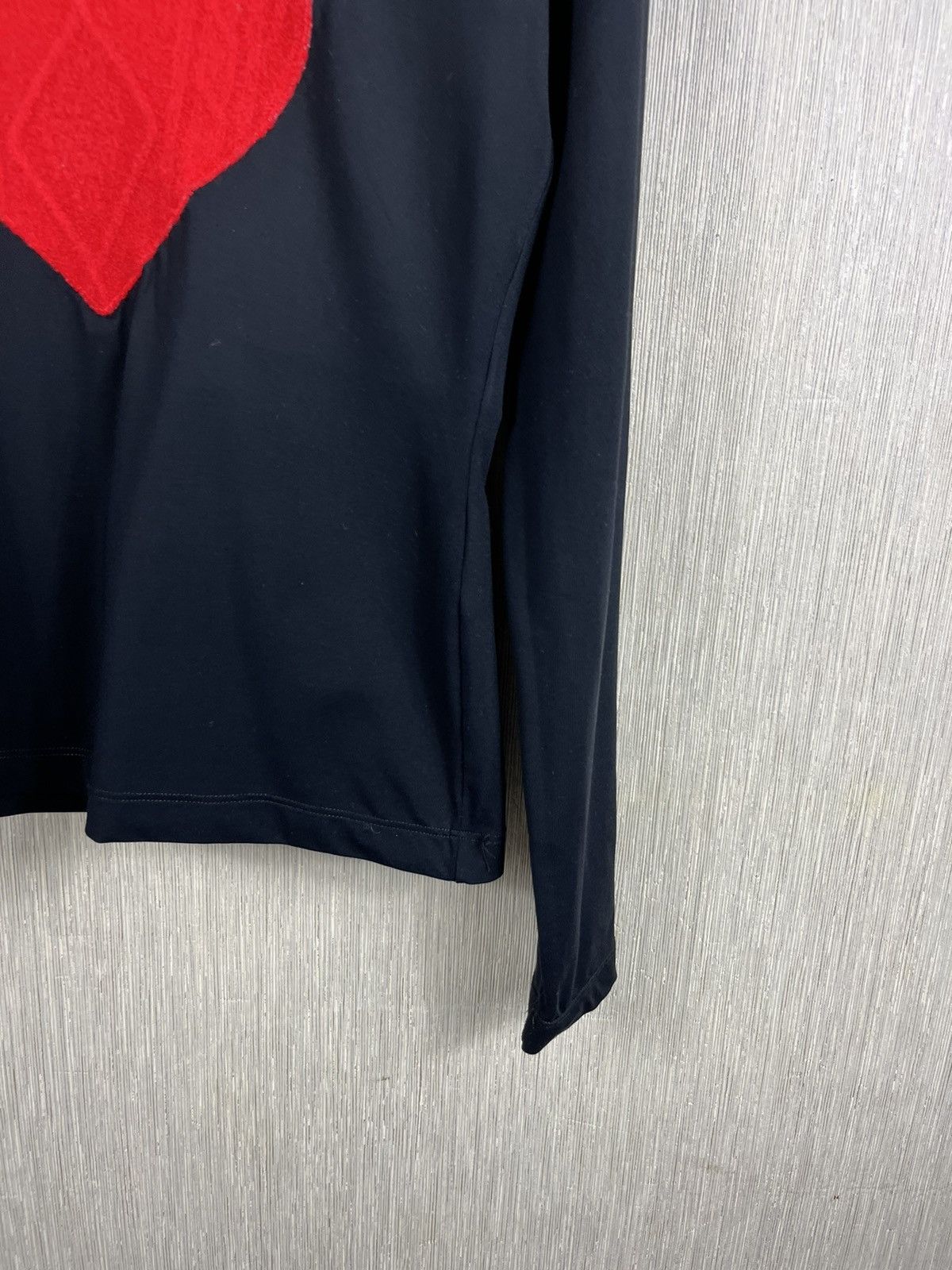 Love Moschino × Moschino × Vintage Vintage Moschino warm hearted knit wool blouse heart love 90 Size M / US 6-8 / IT 42-44 - 7 Thumbnail