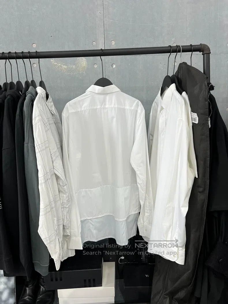 Raf Simons Raf simons Double-layered hemped large pocket shirt Size US S / EU 44-46 / 1 - 2 Thumbnail