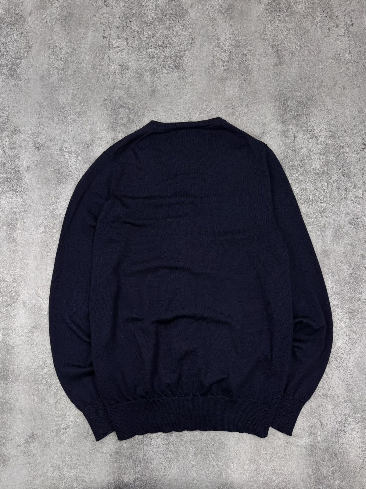 Reiss Reiss Men Cotton Cardigan Navy Size L Size US L / EU 52-54 / 3 - 7 Thumbnail