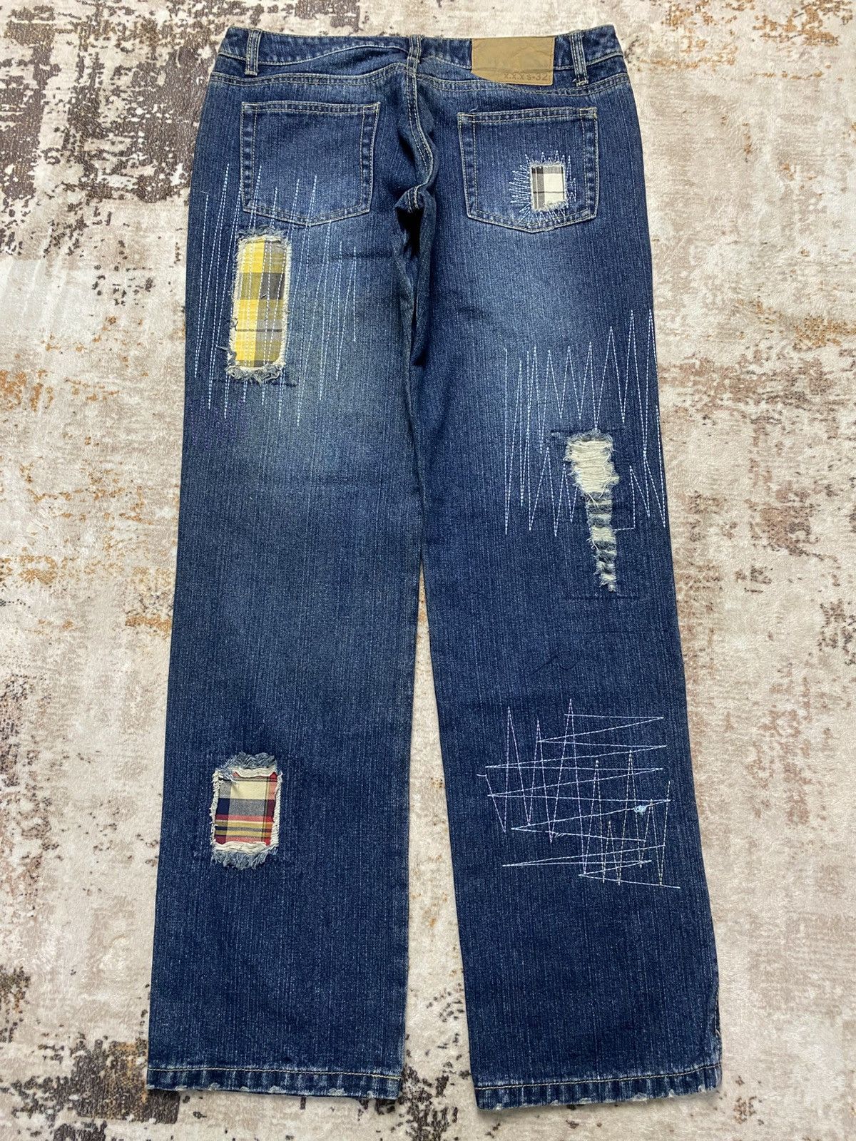 Kapital Reworked Baggy Kapital Style Patchwork Denim Size US 32 / EU 48 - 6 Thumbnail