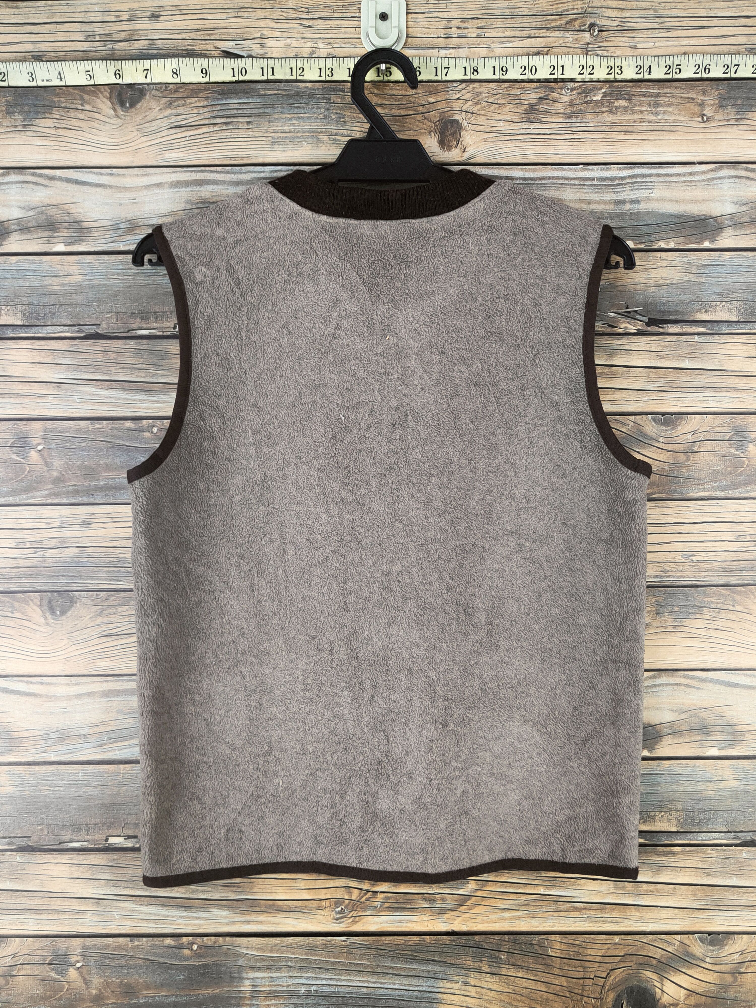 Vintage DL Armen made in france vintage Light Brown Vest #S2931 Size US S / EU 44-46 / 1 - 8 Thumbnail