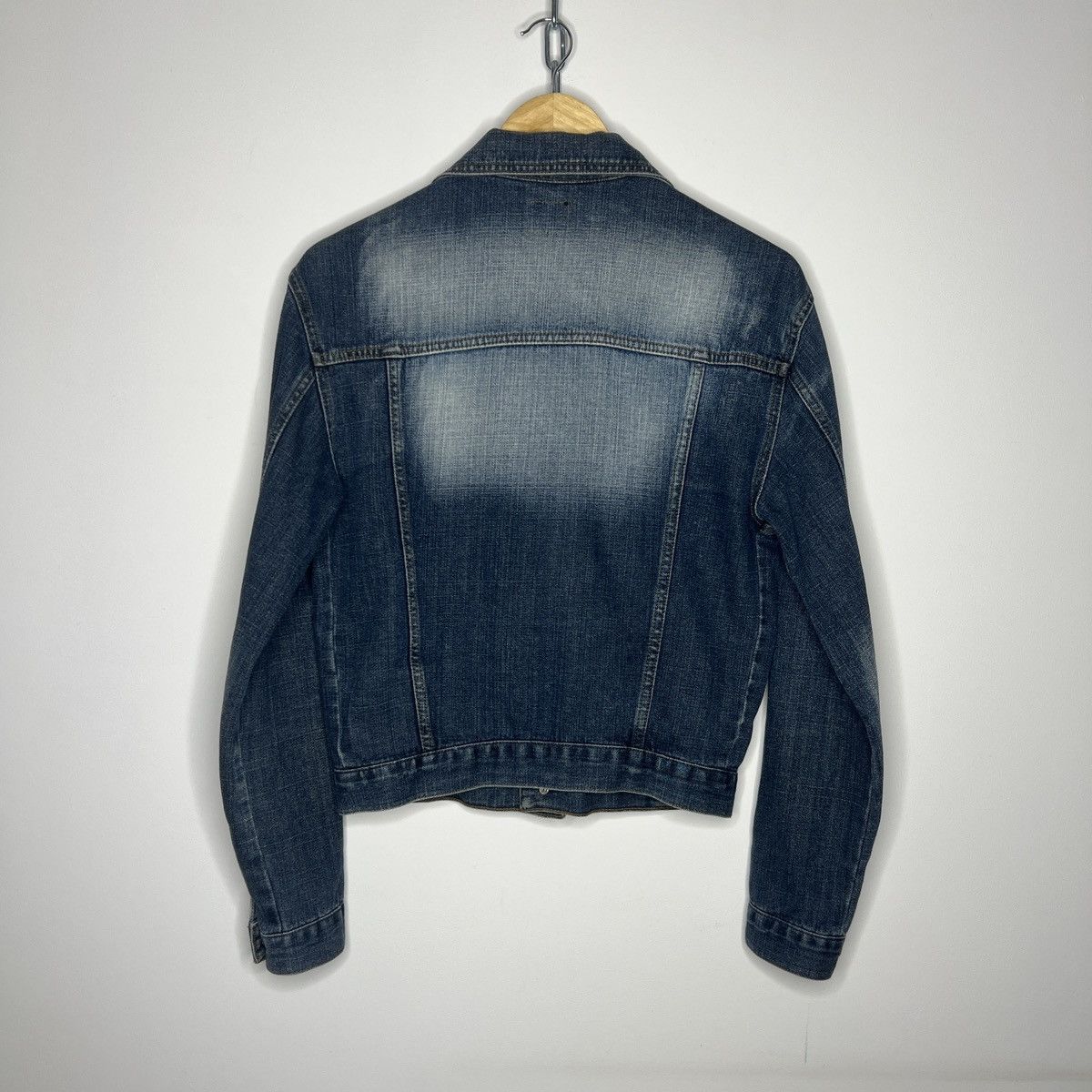 Dolce & Gabbana × Vintage Vintage Dolce Gabbana Denim Jacket Swarovski Big Logo Size M / US 6-8 / IT 42-44 - 7 Thumbnail