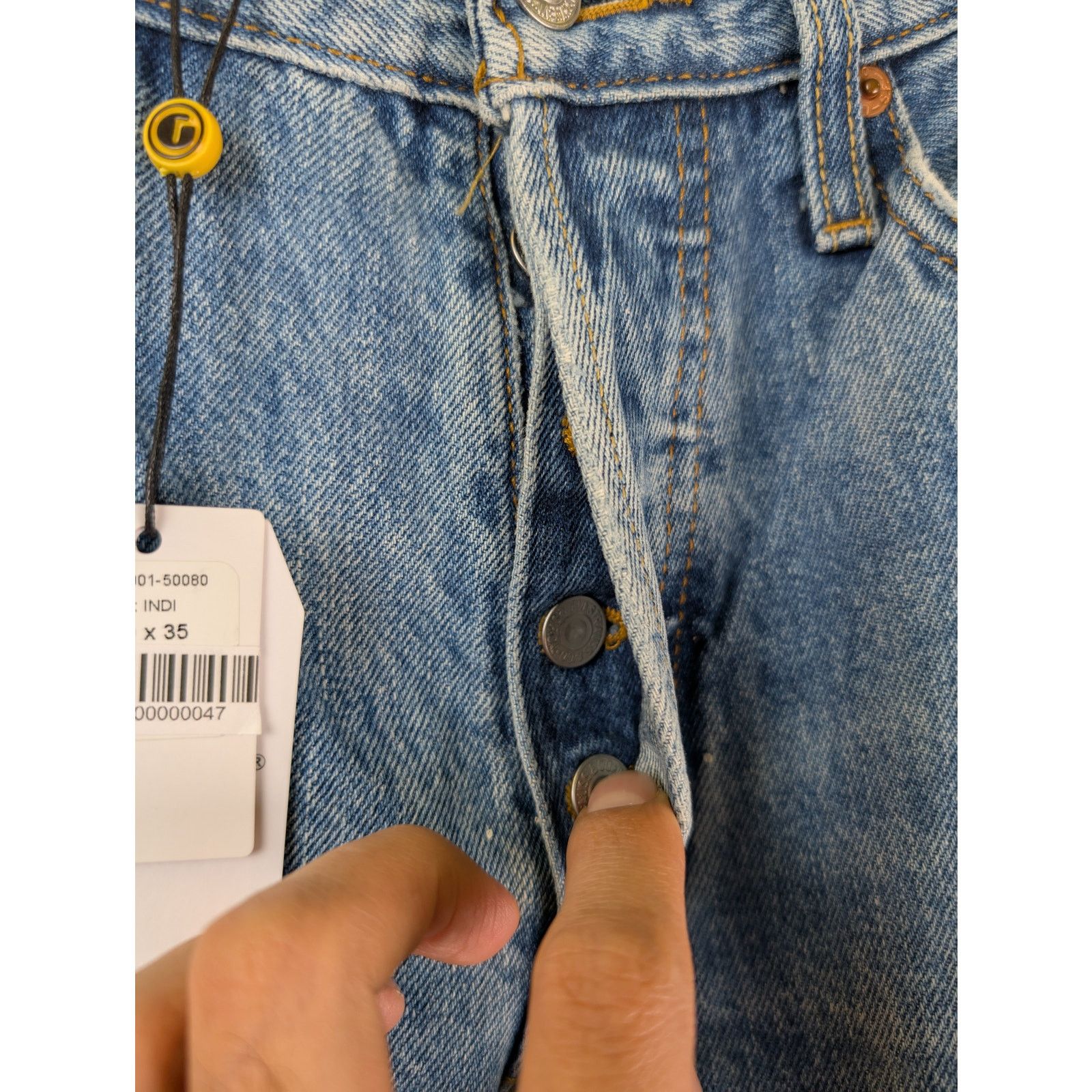 Gallery Dept. o1rshd1 Denim Jean Pants in Indigo Blue Size US 29 - 8 Thumbnail