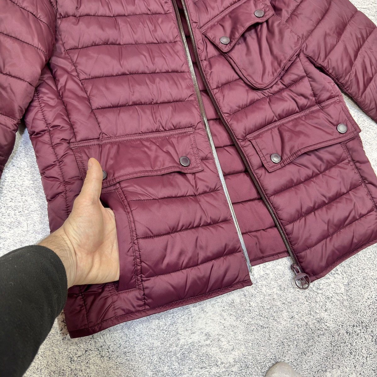 Barbour Barbour International Ouston Hooded Jacket L size Size US L / EU 52-54 / 3 - 9 Thumbnail