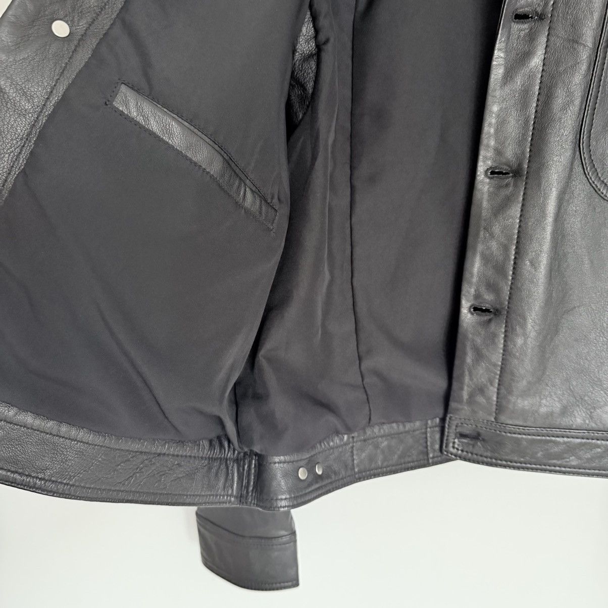 Telfar Telfar Wilson’s Leather jacket Size S / US 4 / IT 40 - 10 Thumbnail