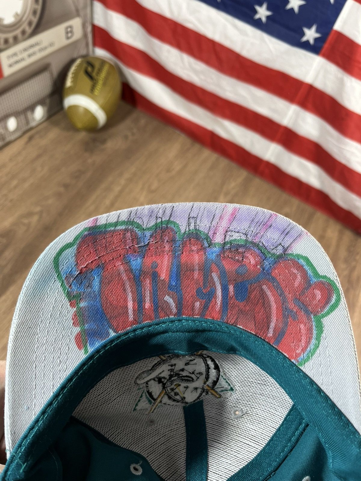 NHL Vintage Mighty Ducks 90s Hat Cap Size ONE SIZE - 8 Thumbnail