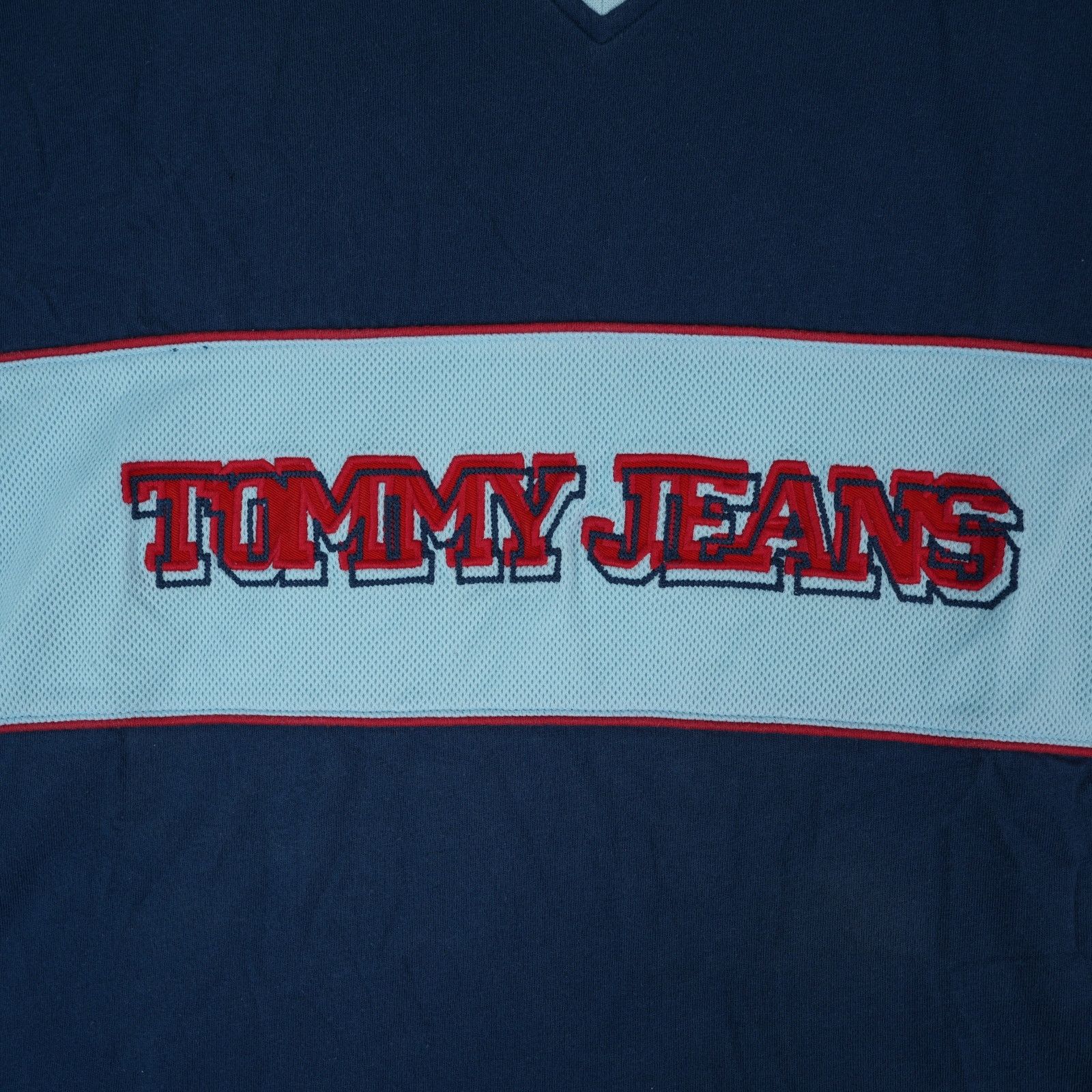 Tommy Jeans Vtg Tommy Hilfiger Jeans T-Shirt Mens XL 2005 Colorblock Y2K Size US XL / EU 56 / 4 - 4 Thumbnail