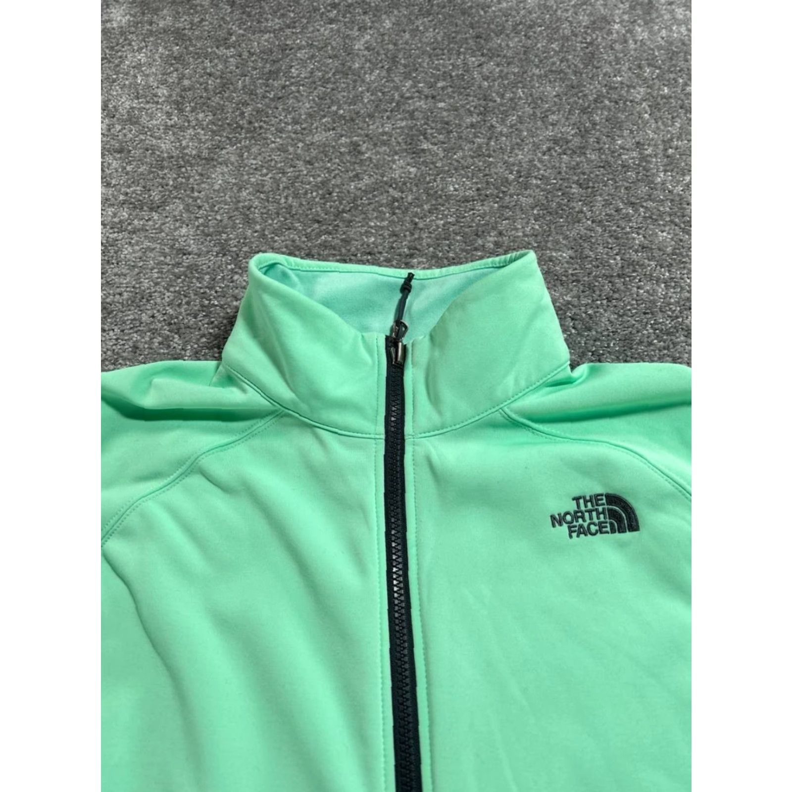 The North Face The North Face Jacket Womens Small Beige Logo Full Zip Raglan Mock Neck Size XS / US 0-2 / IT 36-38 - 3 Thumbnail