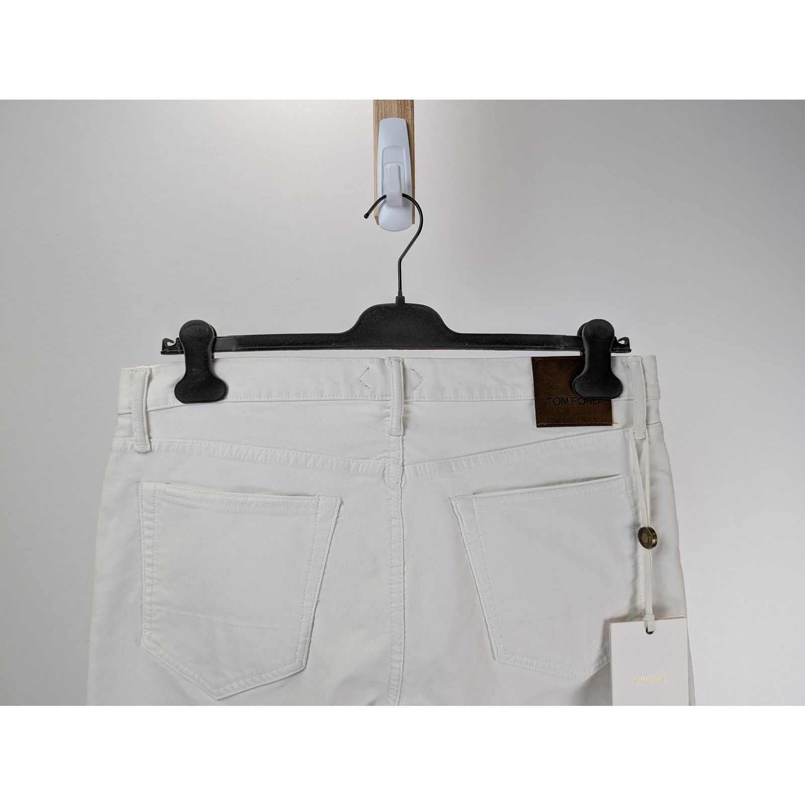 Tom Ford o1rshd1 Denim Straight Jean in White Size US 36 / EU 52 - 11 Thumbnail