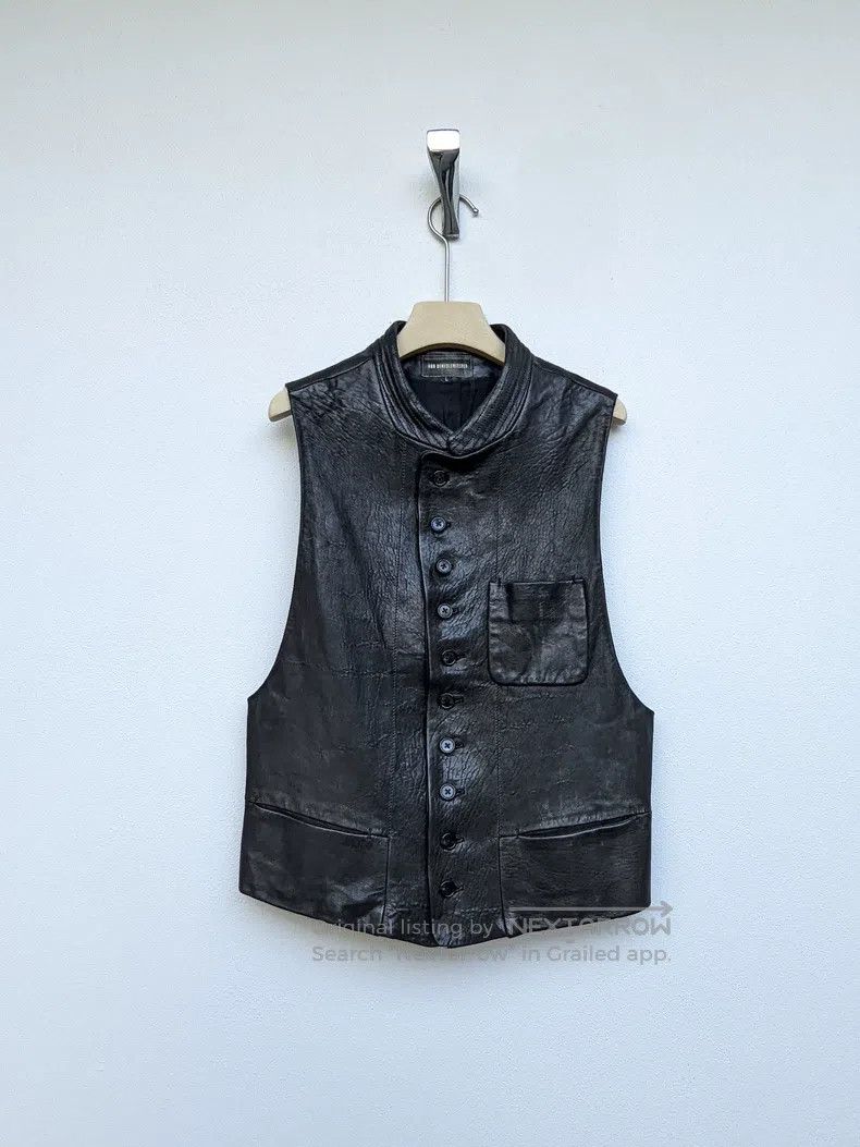 Ann Demeulemeester Ann Demeulemeester Leather Vest, Innerwear, Jacket Size US L / EU 52-54 / 3 - 1 Thumbnail