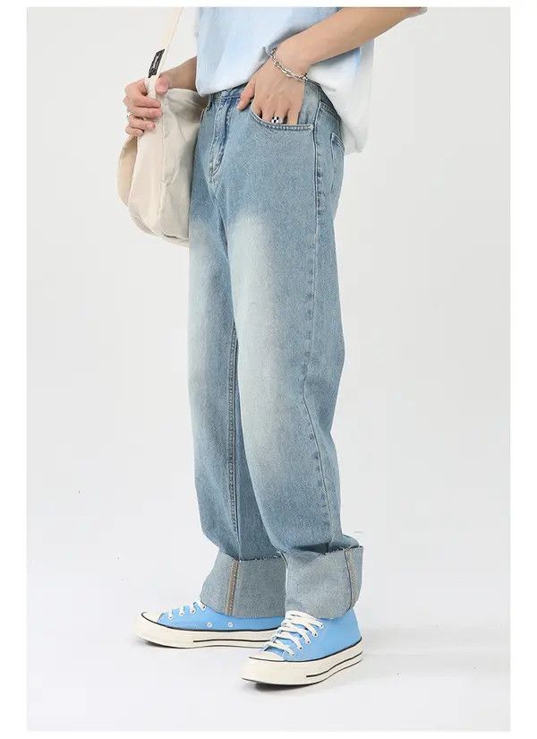 Japanese Brand Japanese style straight-leg personality denim trousers Size US 32 / EU 48 - 4 Thumbnail