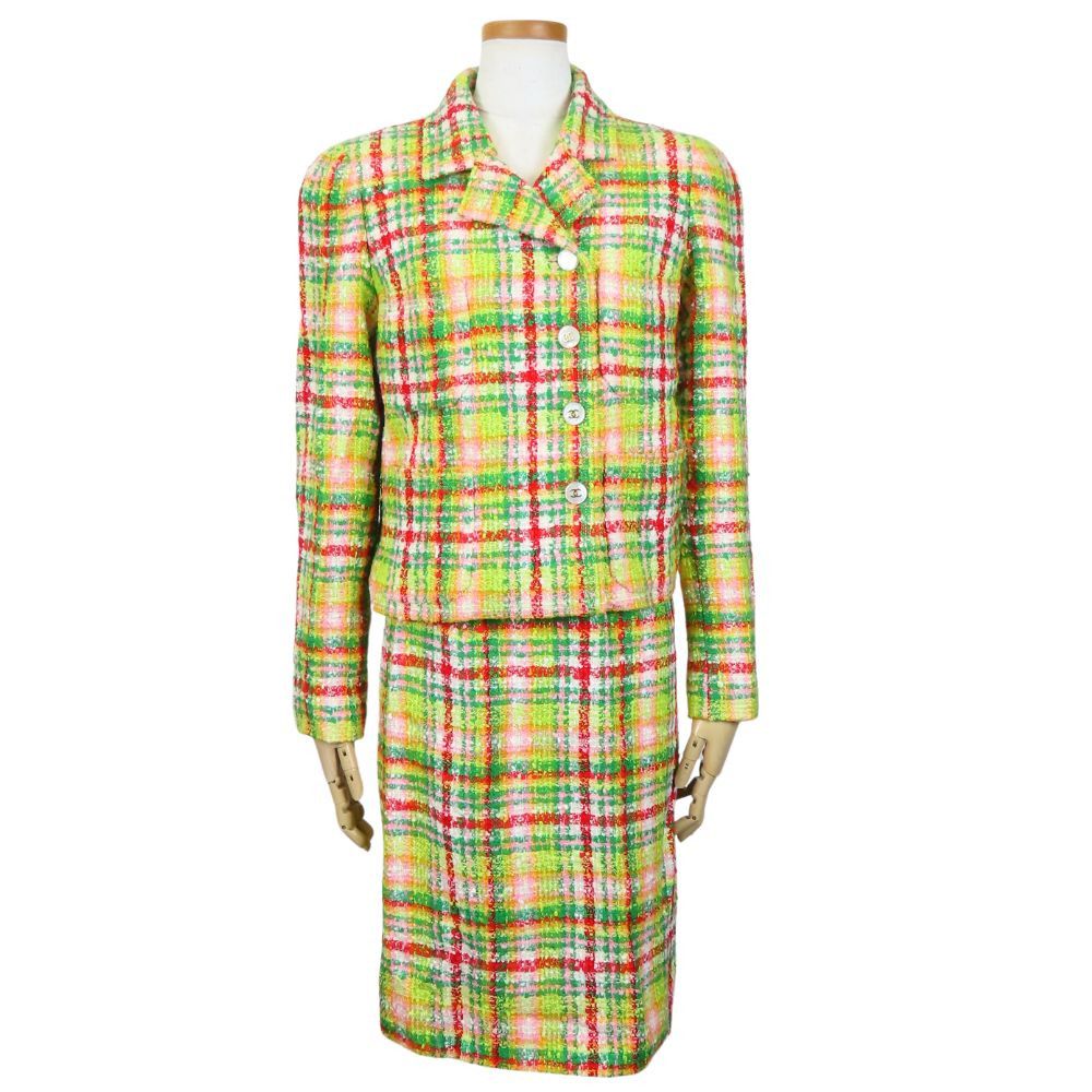 Chanel Chanel Chanel Setup Cotton Rayon Wool Setup Cotton Suits Size ONE SIZE - 1 Thumbnail