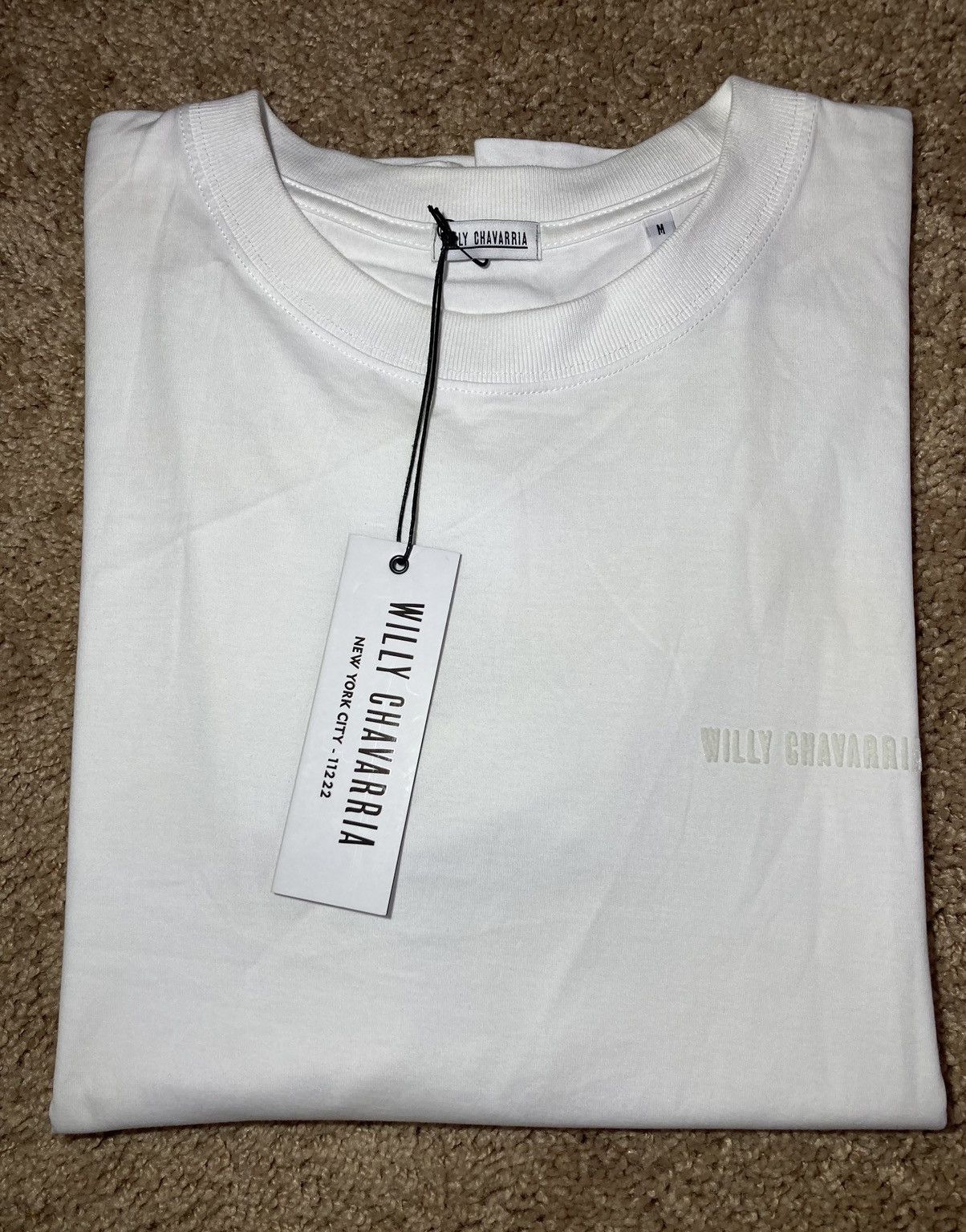 Willy Chavarria New SS20 Willy Chavarria Chenille Logo Puff Print 2020 Big Size US M / EU 48-50 / 2 - 1 Thumbnail