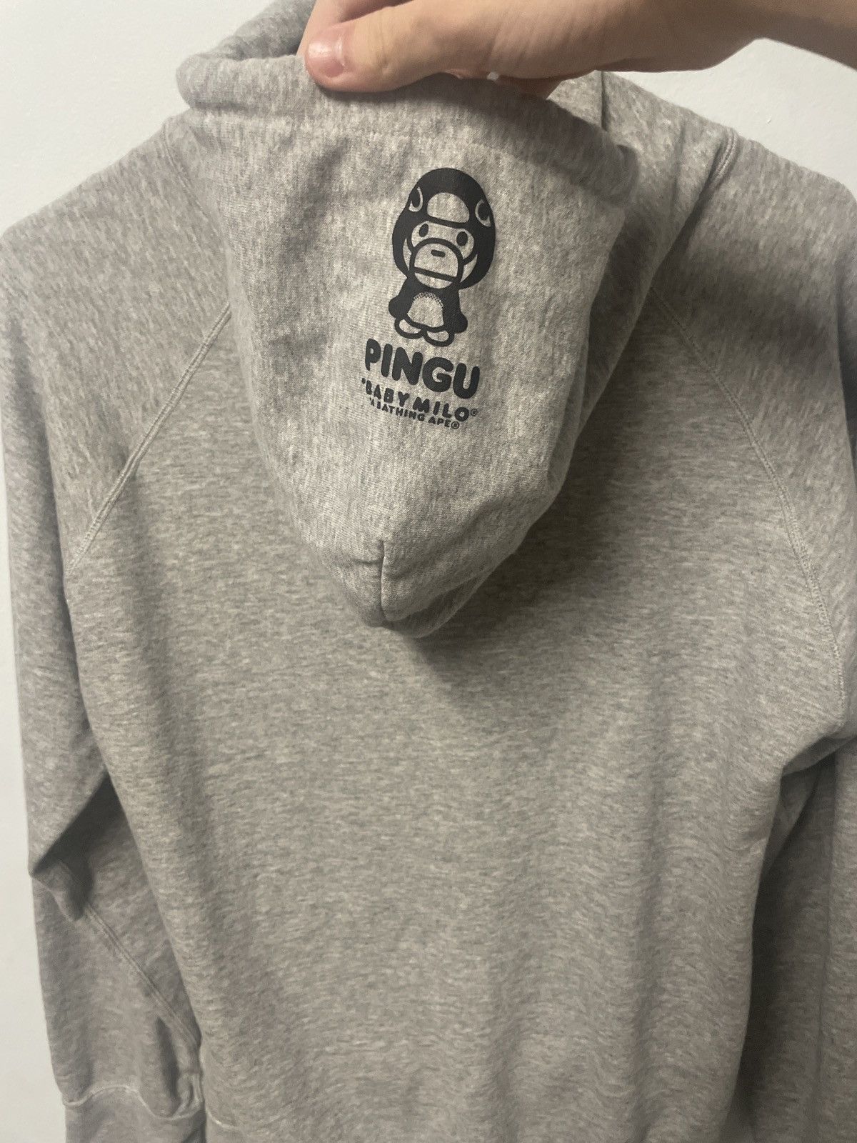Bape Bape x Pingu Ape Face Logo Pullover Hoodie Size US M / EU 48-50 / 2 - 3 Thumbnail