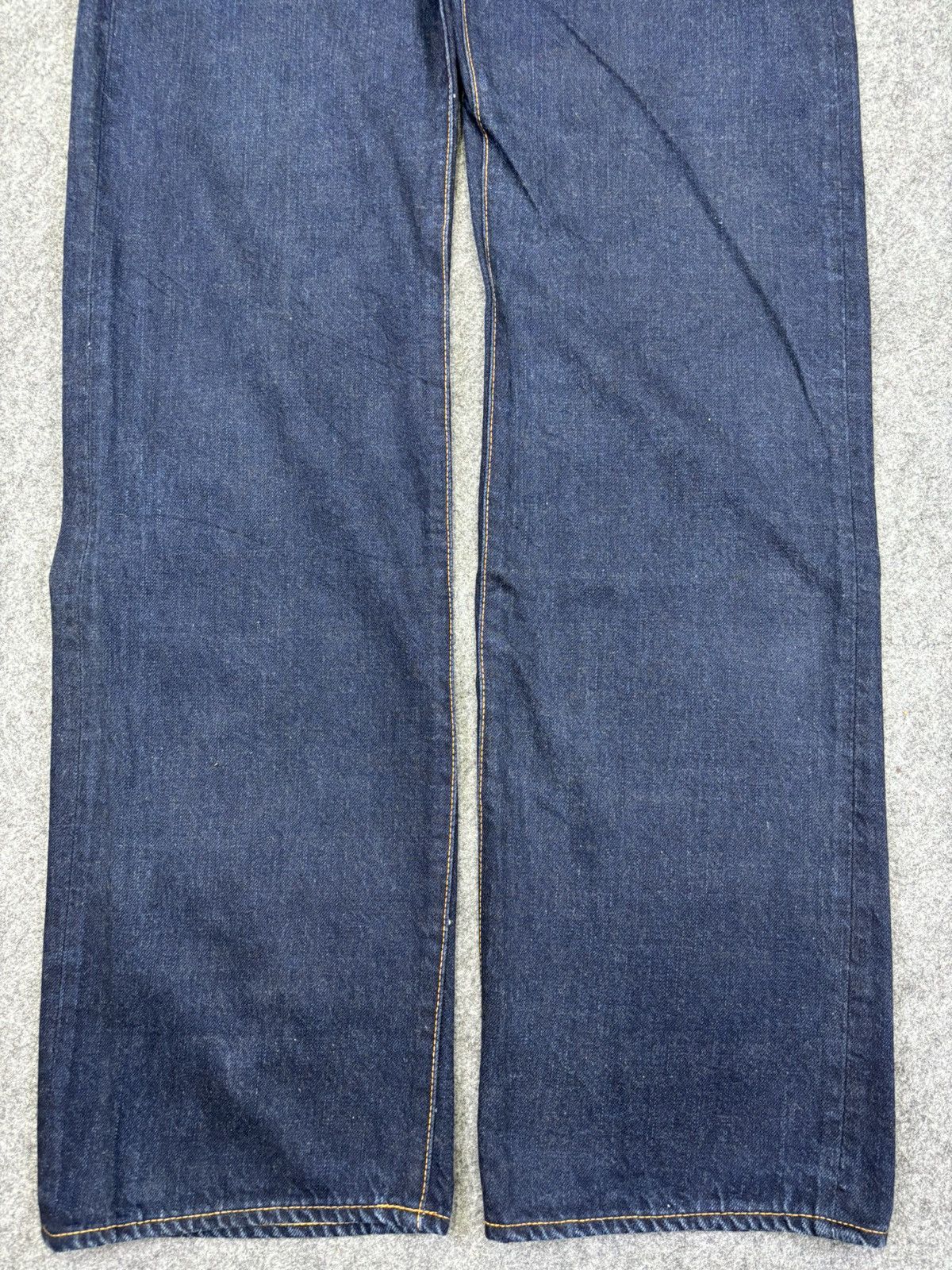 45rpm 💥Indigo Wash💥Rare 45rpm Organic Dye Regular Denim F893 Size US 31 - 4 Thumbnail