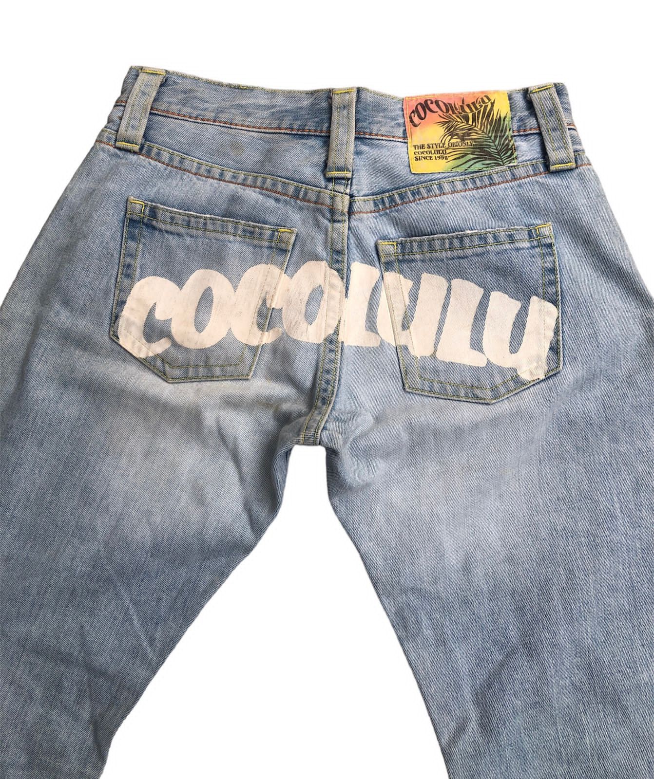 Japanese Brand Vintage cocolulu painted jeans Size US 28 / EU 44 - 3 Thumbnail