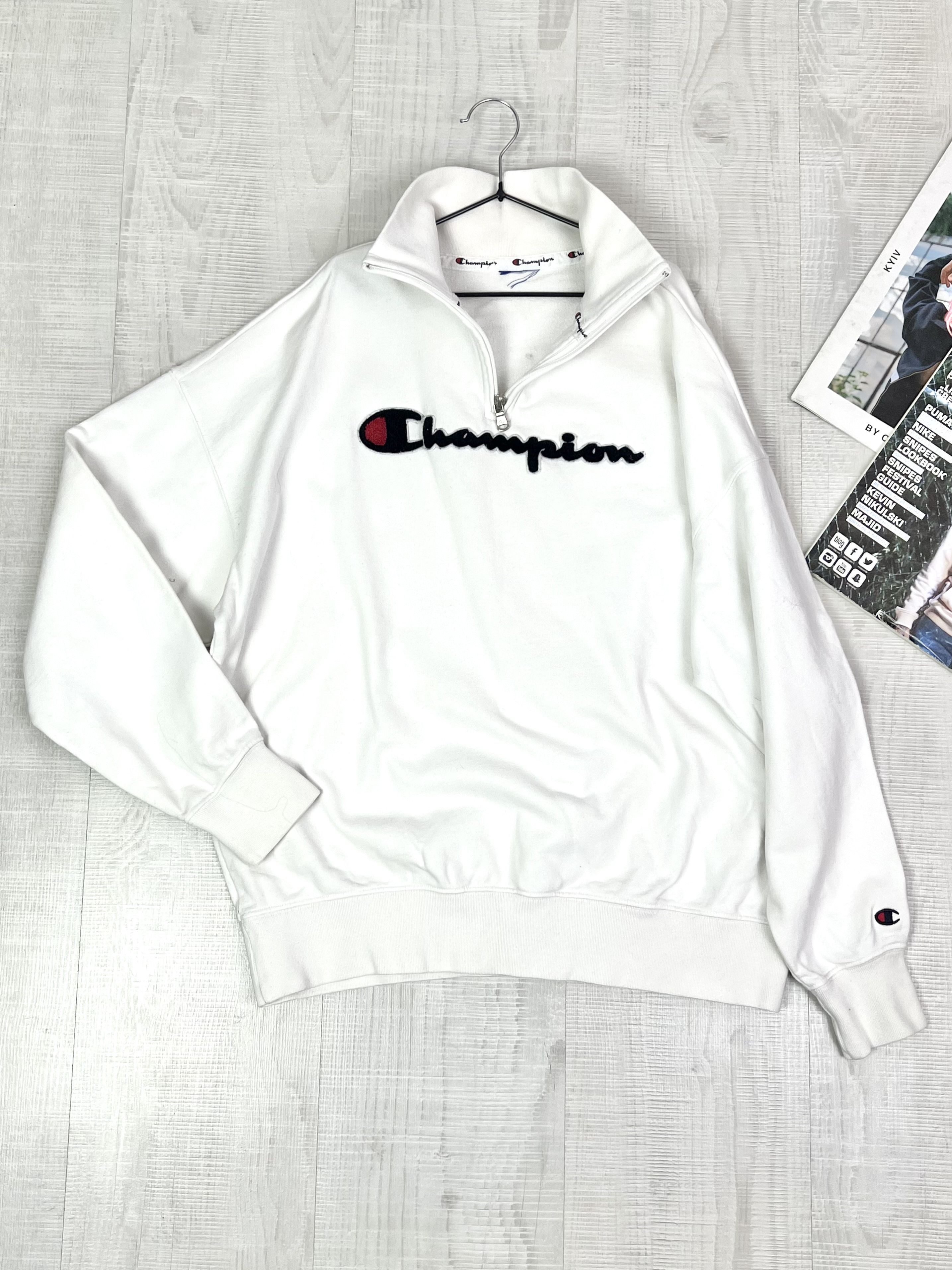 Champion CHAMPION zip 1/4 longsleeve Size US S / EU 44-46 / 1 - 1 Thumbnail