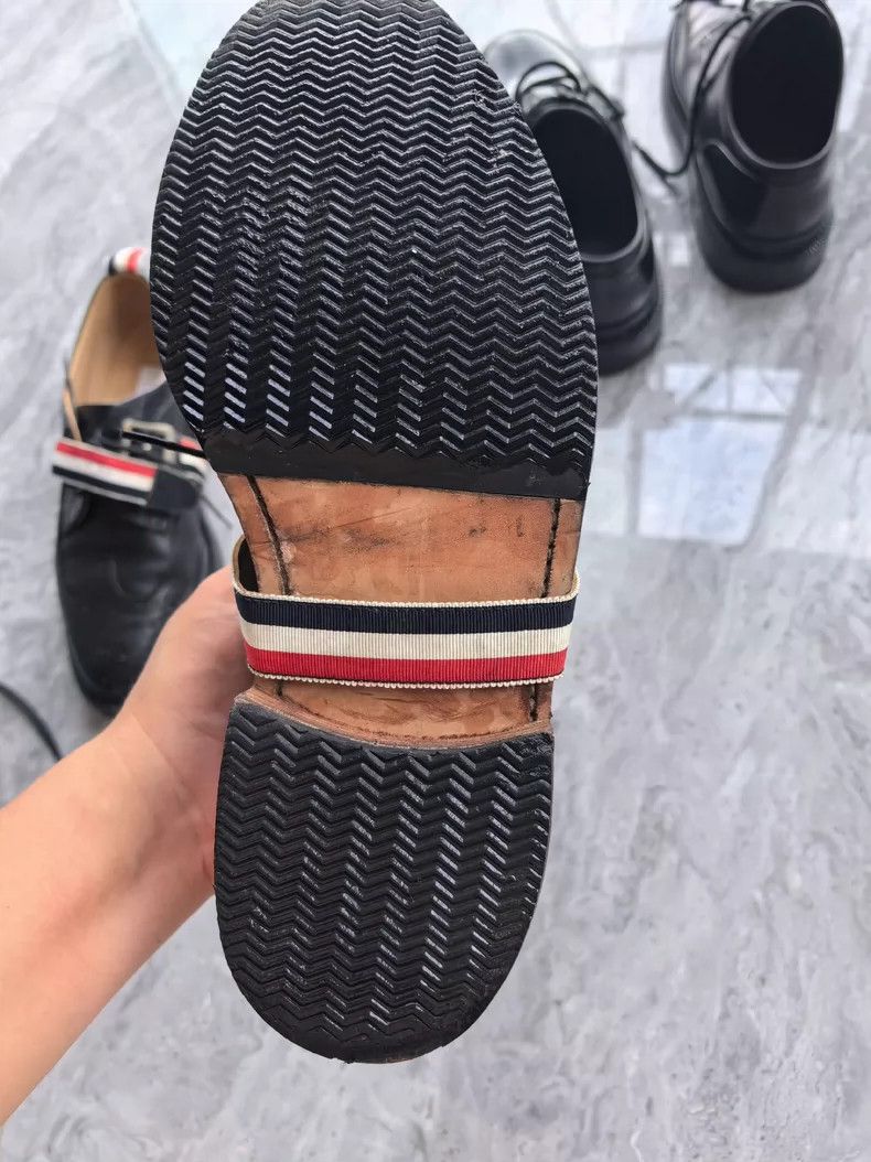 Thom Browne Thom Browne Pebble-patterned leather shoes Size US 8 / EU 41 - 3 Thumbnail