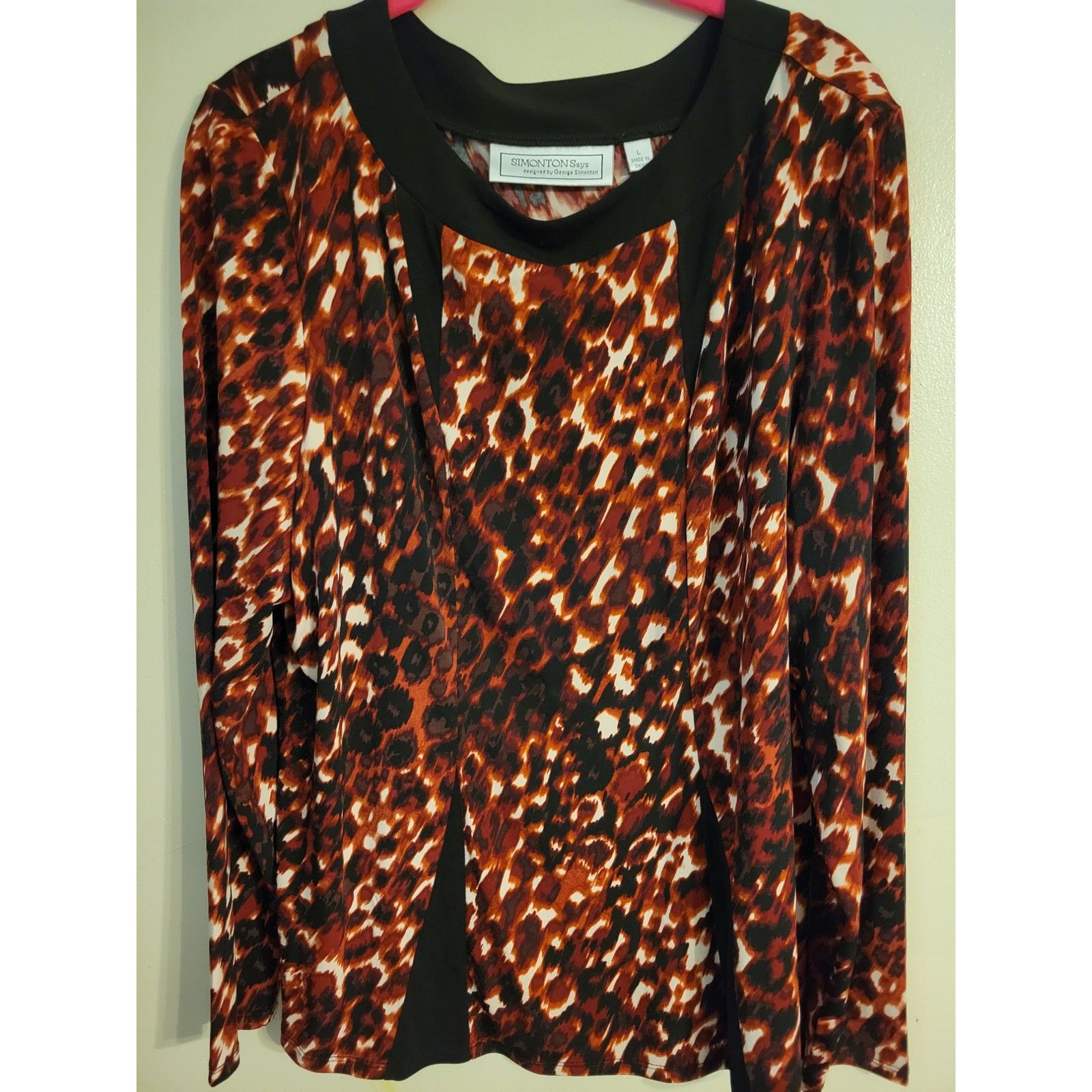 Other Simonton says Top size L Animal Print Size L / US 10 / IT 46 - 4 Thumbnail
