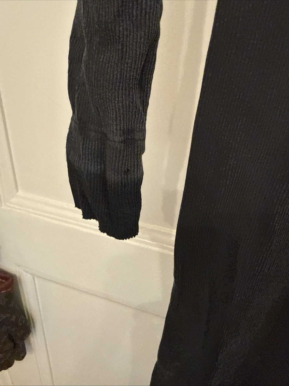 Balenciaga Balenciaga black cotton long gown Size L / US 10 / IT 46 - 5 Thumbnail