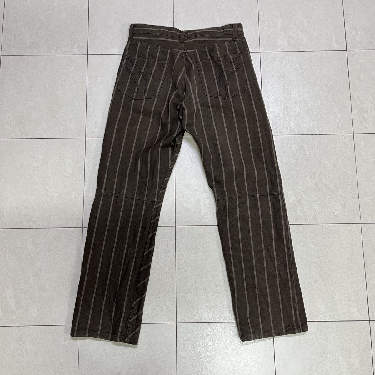 14th Addiction × If Six Was Nine × PPFM Rare PPFM Stripe Zipper Punk Pants Size US 31 - 12 Thumbnail