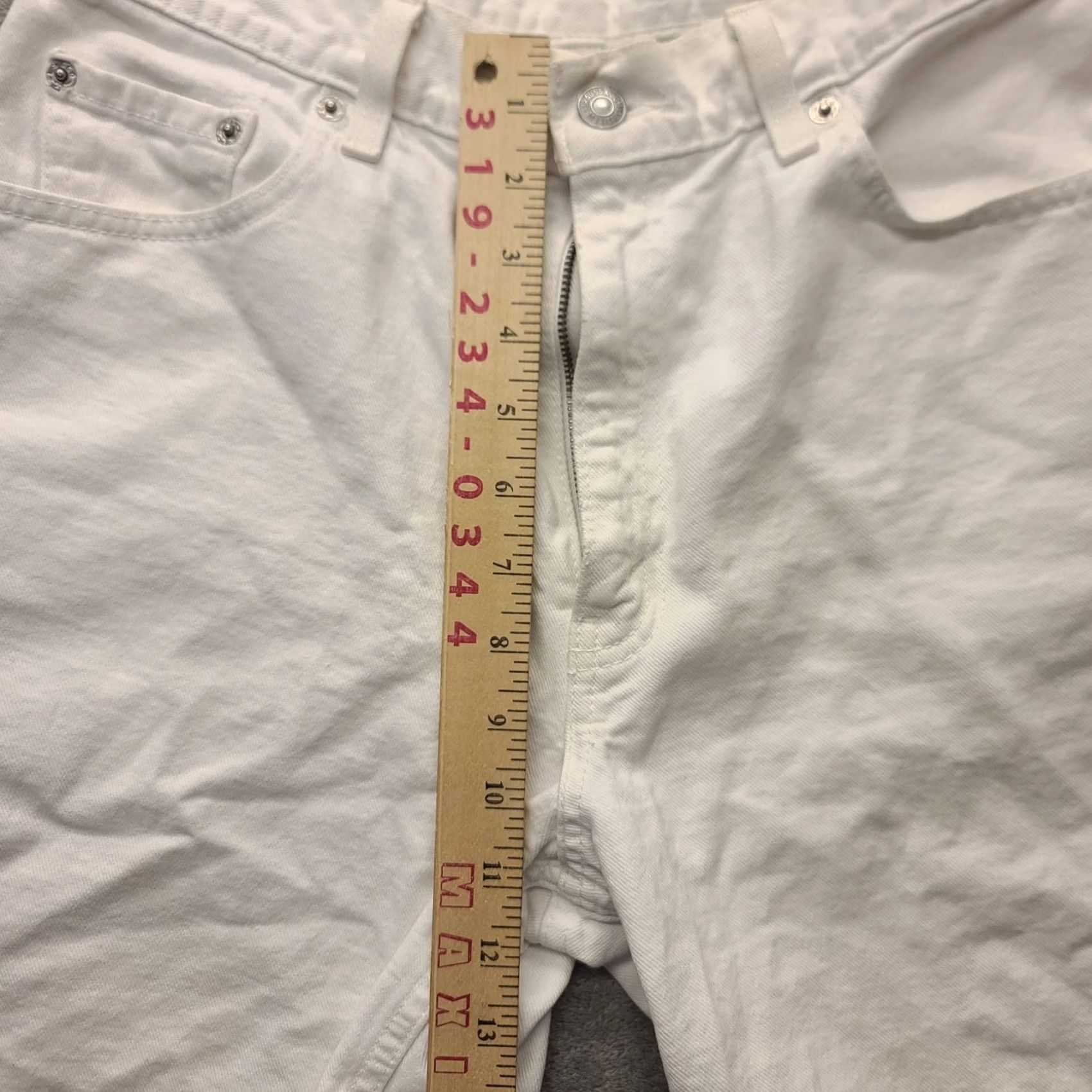 Levi's VINTAGE Levi's 550 Shorts Womens 10 Mom High Rise Relaxed Fit White 90s Size 32" / US 10 / IT 46 - 7 Thumbnail