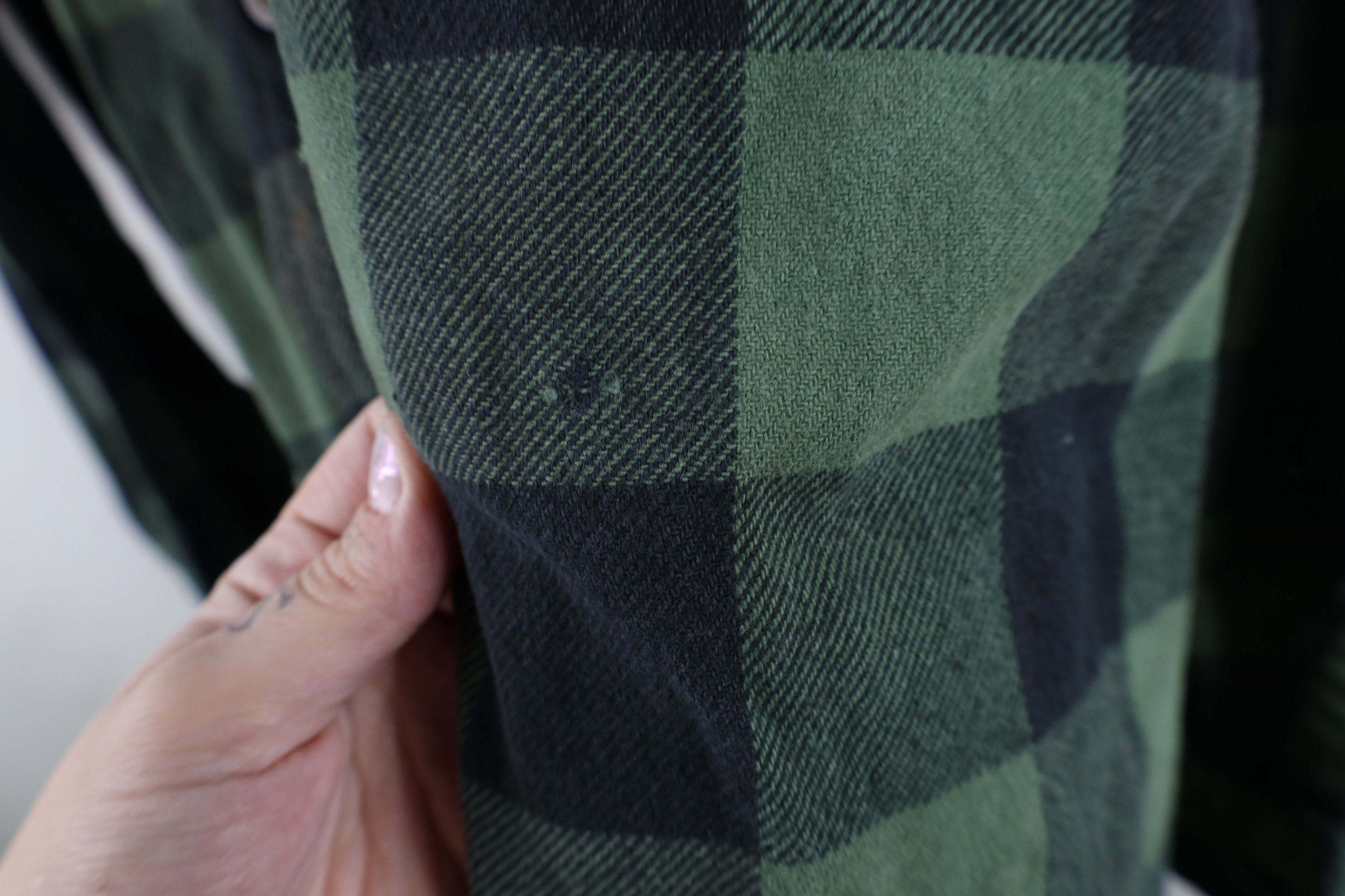 Vintage Vintage 90s Streetwear Heavyweight Flannel Button Shirt Size US XXL / EU 58 / 5 - 8 Thumbnail
