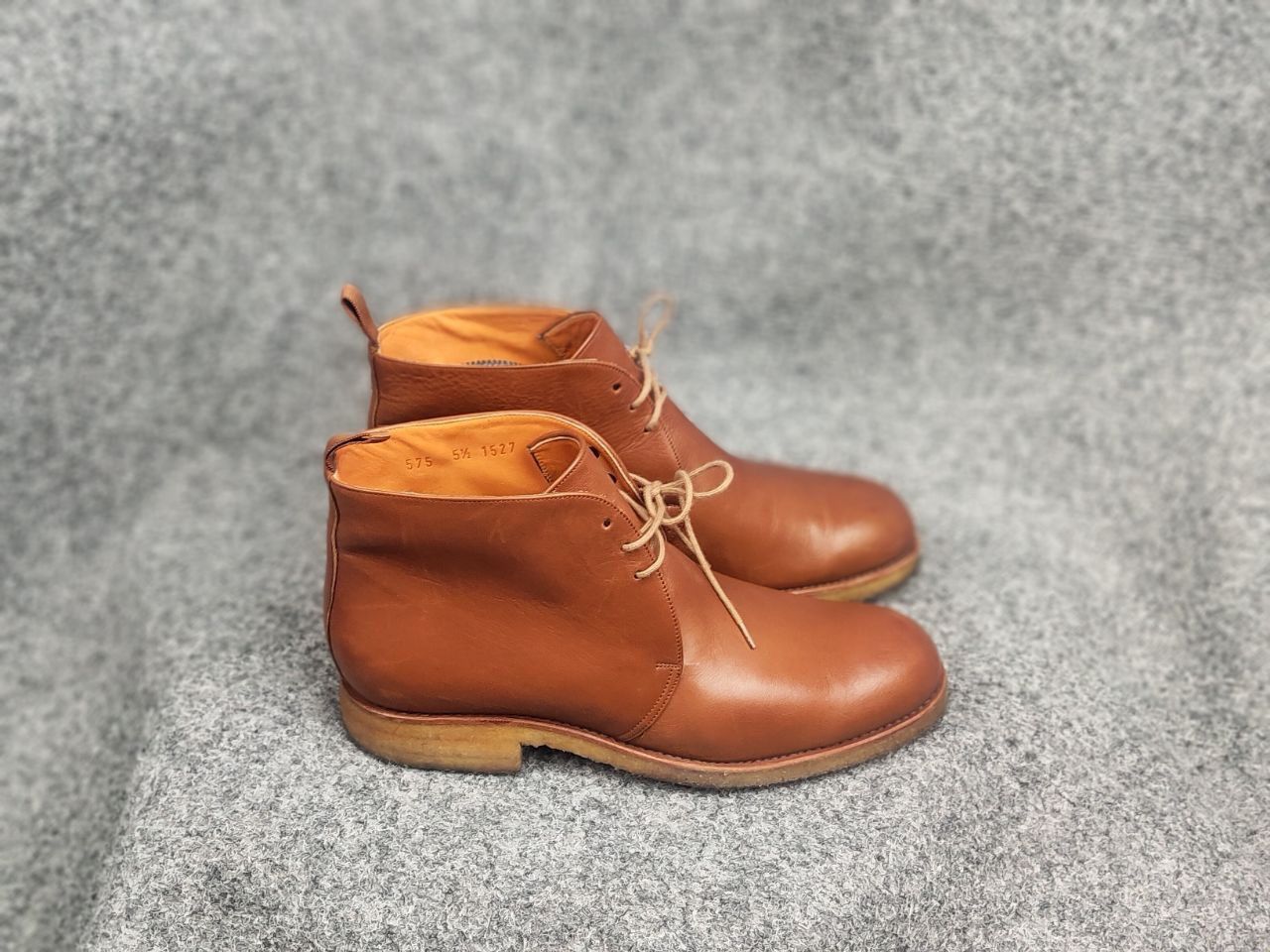 Carmina Carmina Design leather chukka boots Lace Handmade Shoes Size US 8 / IT 38 - 2 Thumbnail