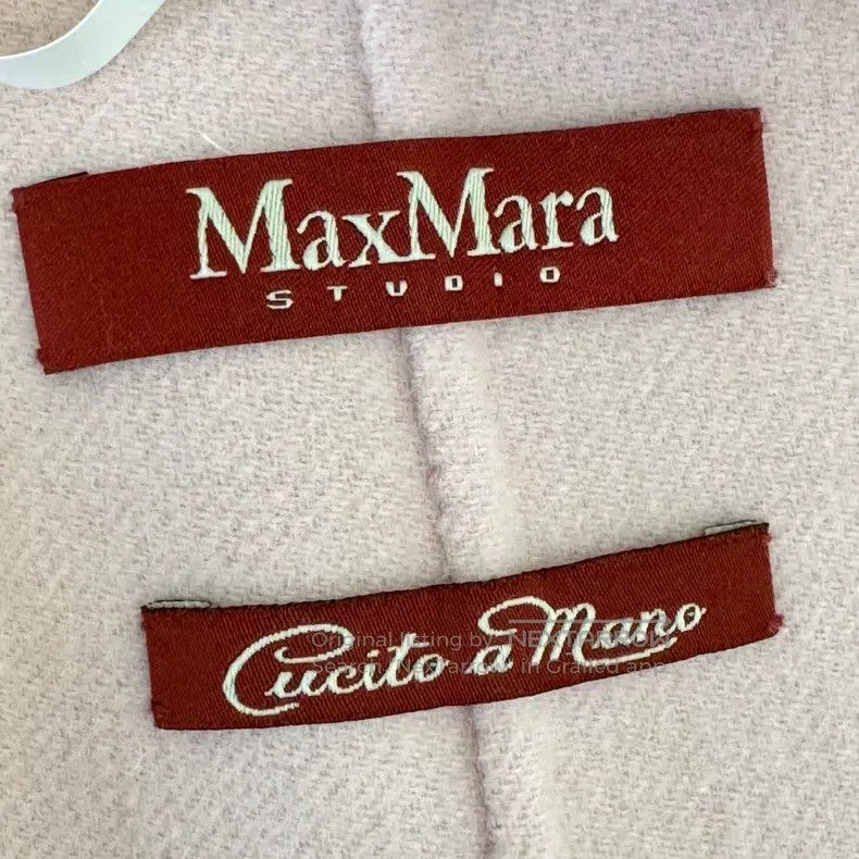 Max Mara Max Mara Pink Wool Overcoat Size 4XL / US 24-26 - 4 Thumbnail