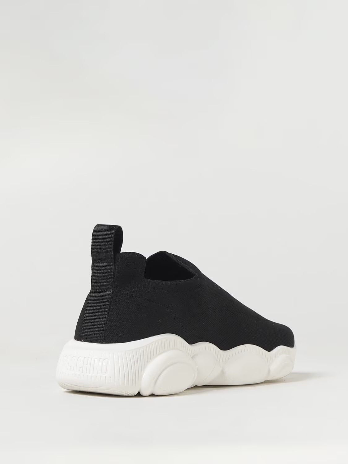 Moschino o1s22i1n0924 Teddy Sole Low-Top Sneakers in Black Size US 7 / EU 40 - 3 Thumbnail