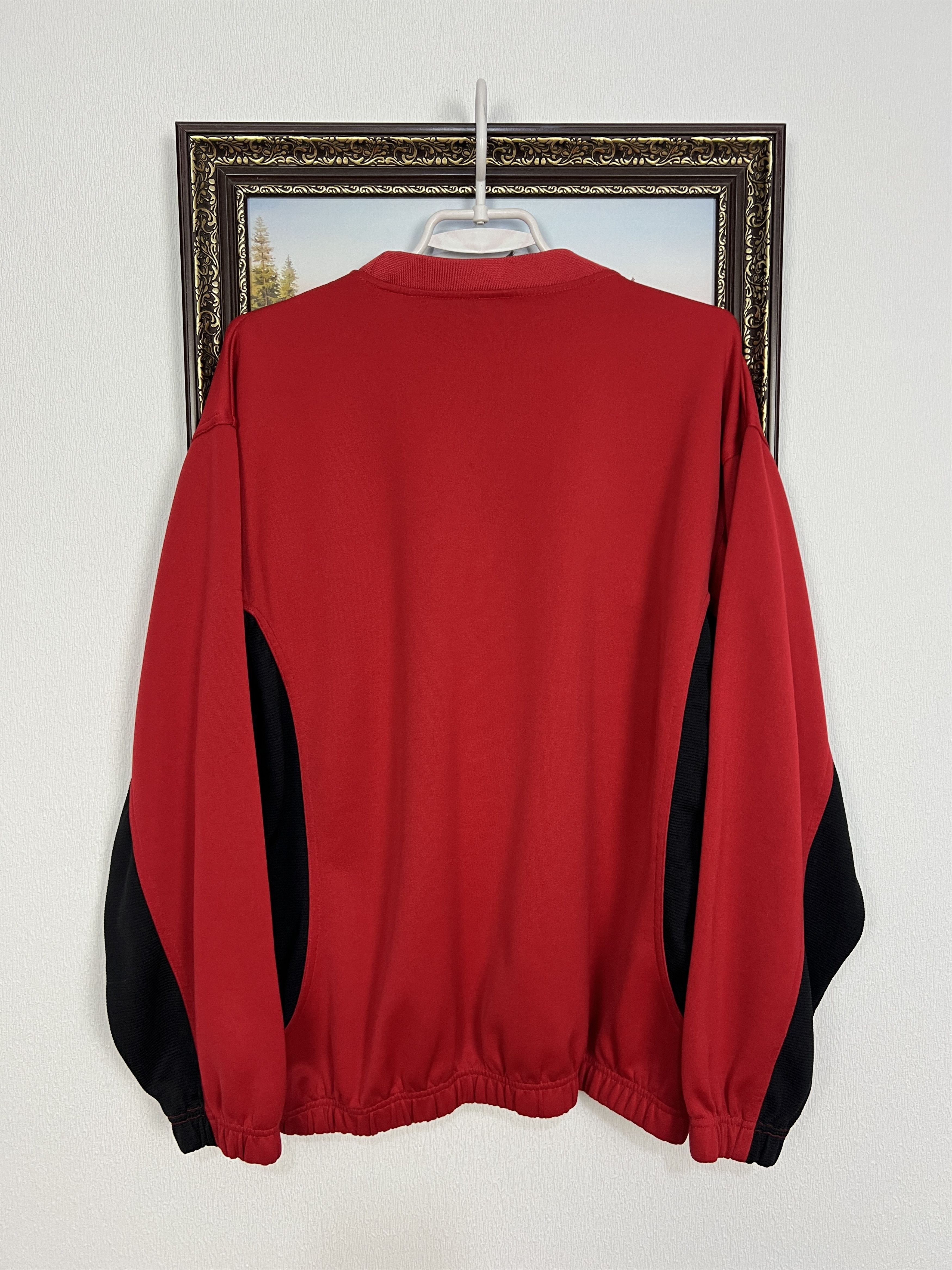Vintage UHLSport Hannover 96 Football Sweatshirt Soccer Train Jacket Size US L / EU 52-54 / 3 - 9 Thumbnail
