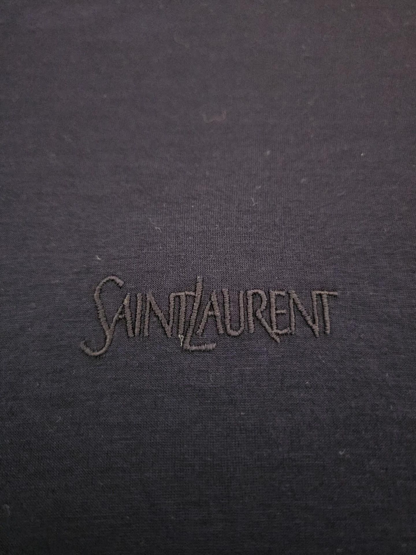 Saint Laurent Paris Saint Laurent SLP navy blue short-sleeve T-shirt, Size US XXL / EU 58 / 5 - 3 Thumbnail