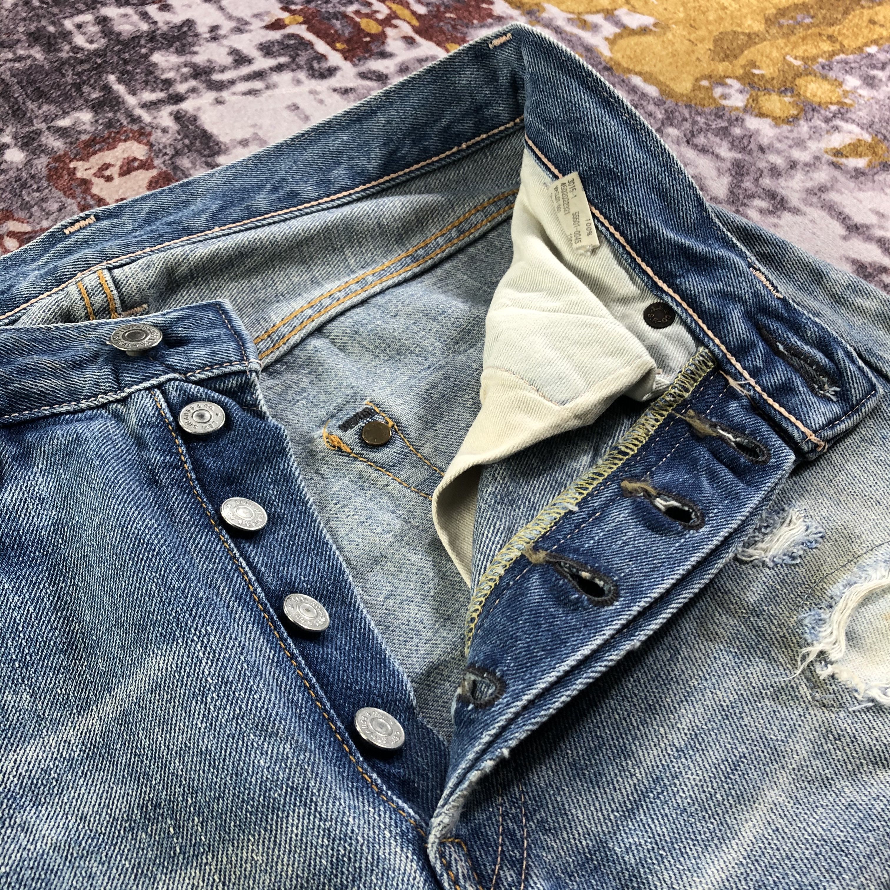 Levi's × Levi's Vintage Clothing × Vintage Vintage Big E Levis 501 Redline Jeans Pants-JM3192 Size US 31 - 8 Thumbnail
