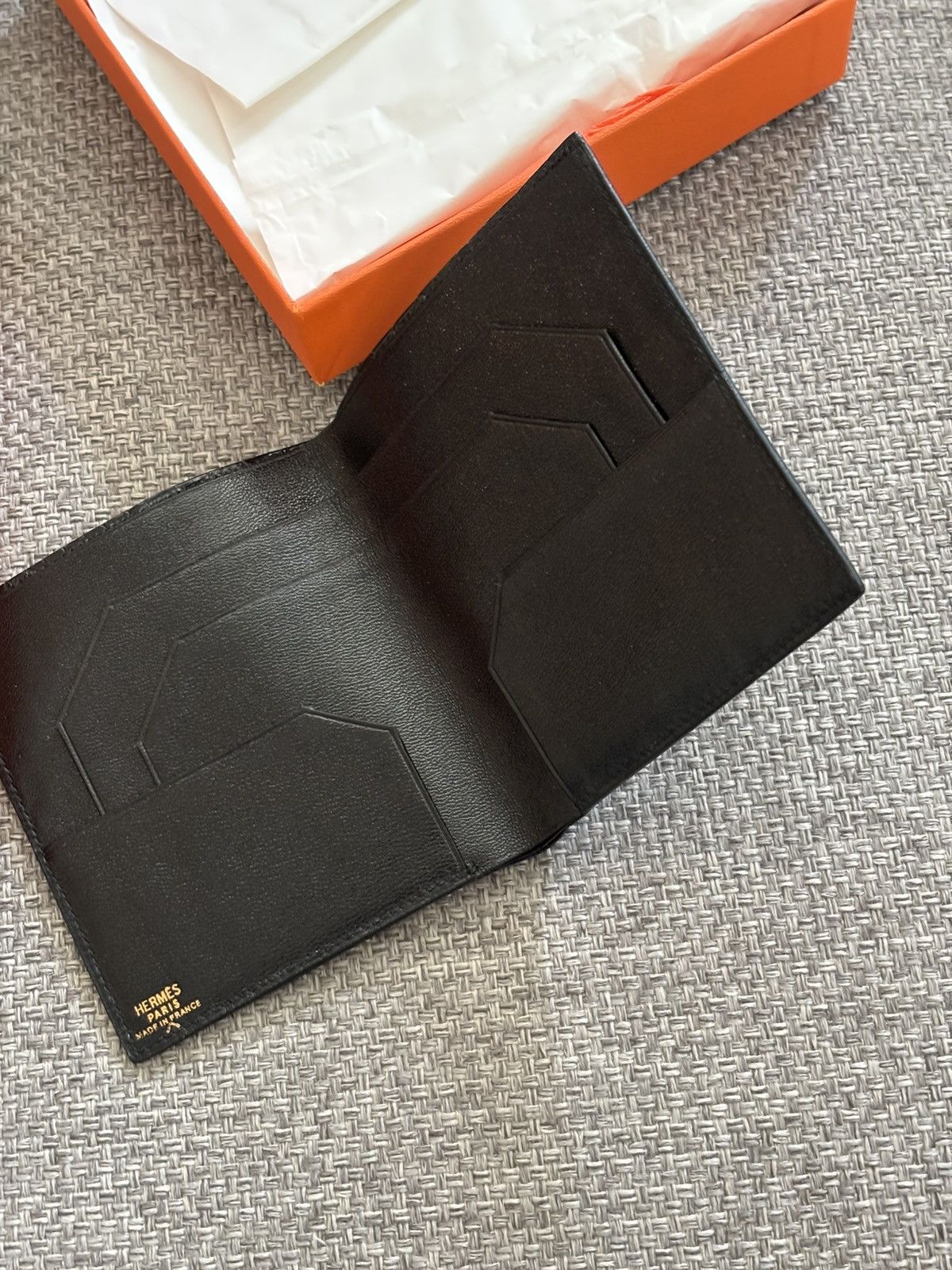 Hermes Hermès Black Crocodile Porosus Wallet Size ONE SIZE - 6 Thumbnail