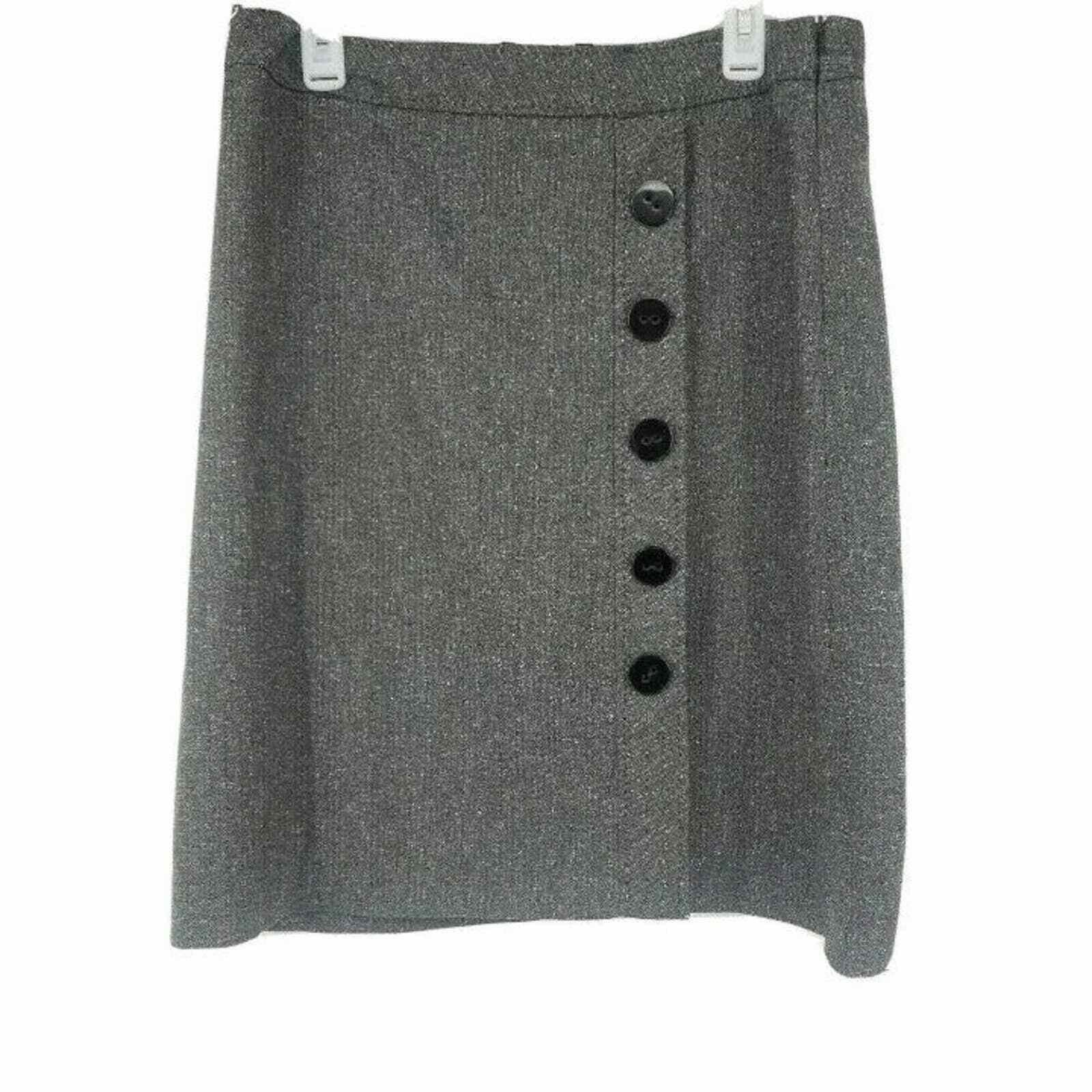 Other Larry Levine Gray Button Down 12 Stretch Work Career Casual Size 34" / US 12 / IT 48 - 1 Thumbnail