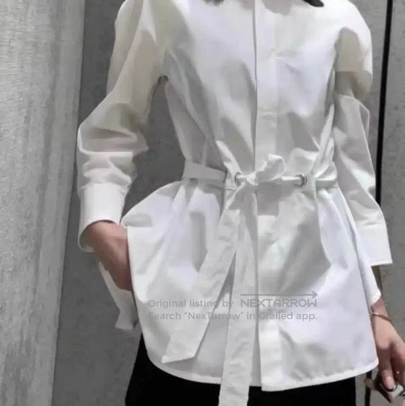 Max Mara MaxMara White Cotton Women's Dress . Size XS / US 0-2 / IT 36-38 - 7 Thumbnail