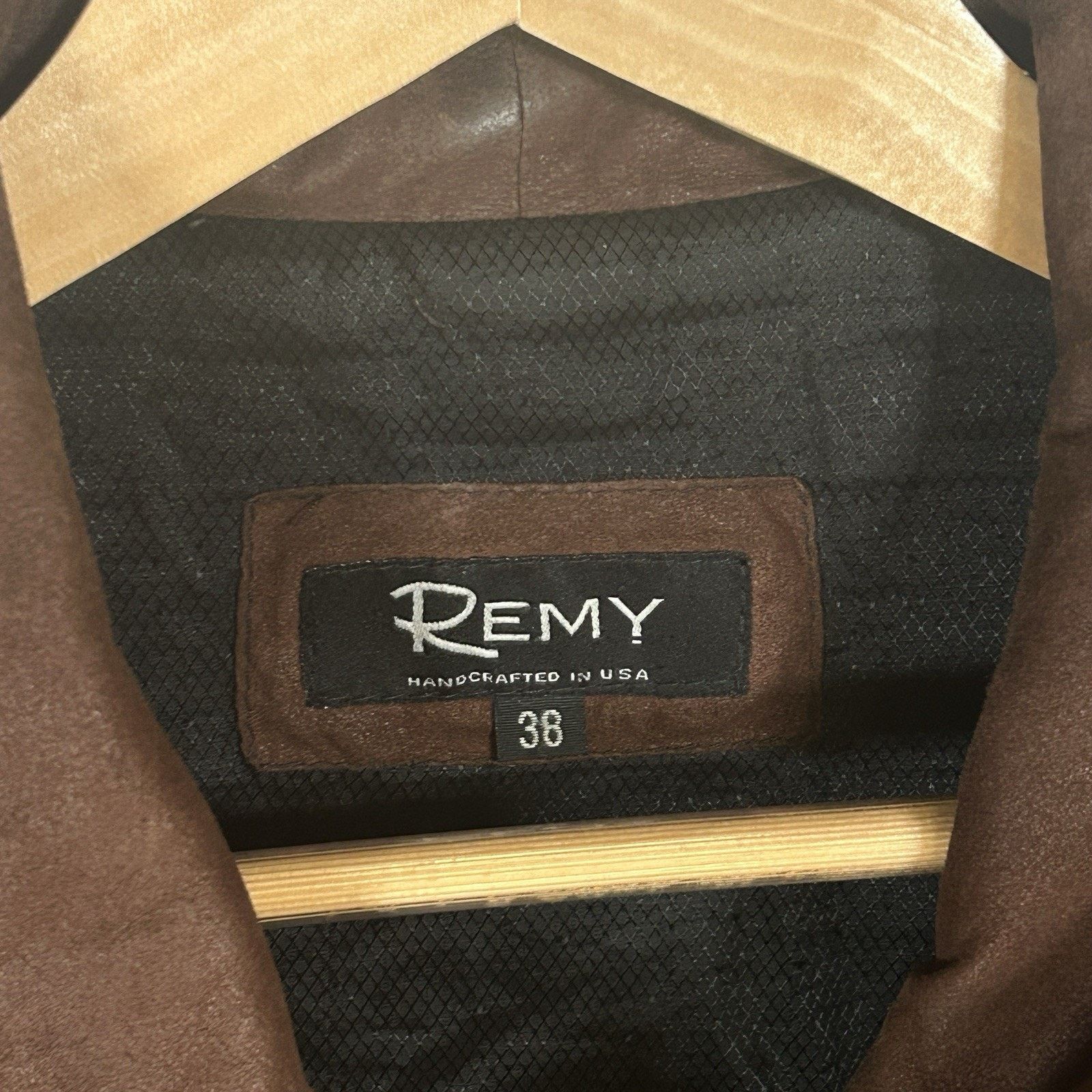 Remy Vintage 90s Remy Lambskin Leather Bomber Jacket Men’s 38 Size US M / EU 48-50 / 2 - 4 Thumbnail