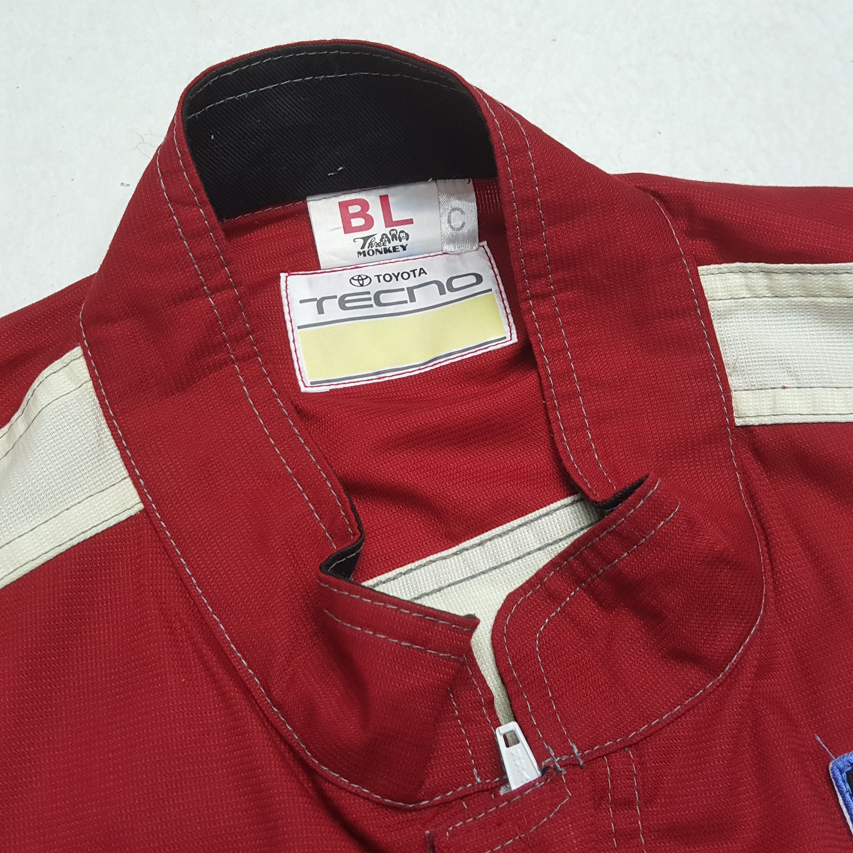 Japanese Brand × Vintage Vintage TOYOTA Japanese Motorsports Racing Coverall Jacket Size US L / EU 52-54 / 3 - 14 Thumbnail