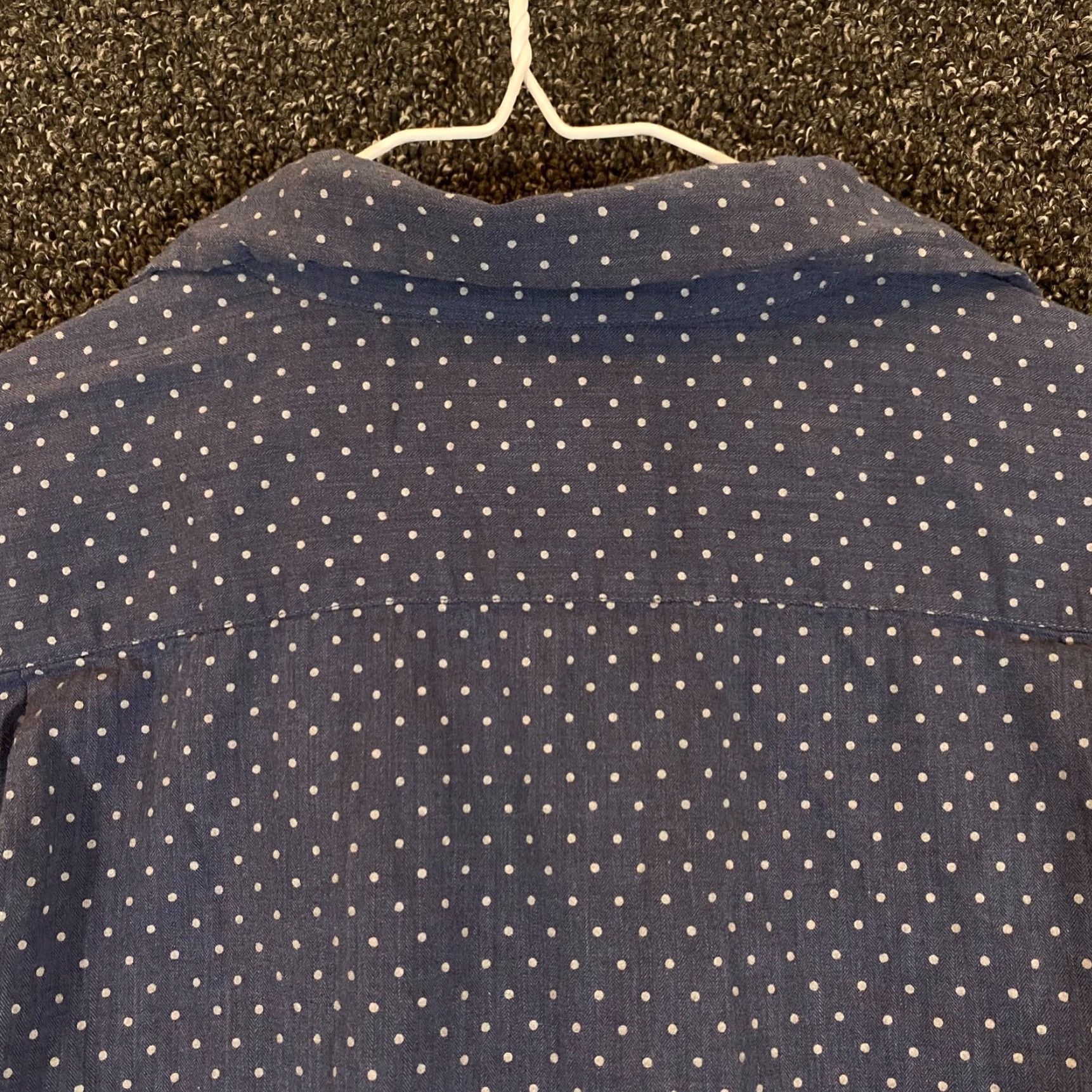 Rodd & Gunn Rodd & Gunn Shirt Mens Large Blue Polka Dot Button Up Outdoors L/S Italy Woven Size US L / EU 52-54 / 3 - 8 Thumbnail