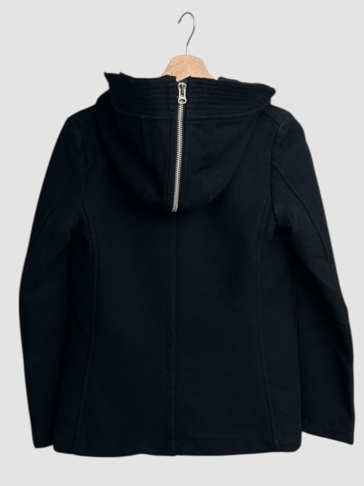 Zucca Zucca Double Breasted Wool Blend Hooded Jacket Size S / US 4 / IT 40 - 8 Thumbnail