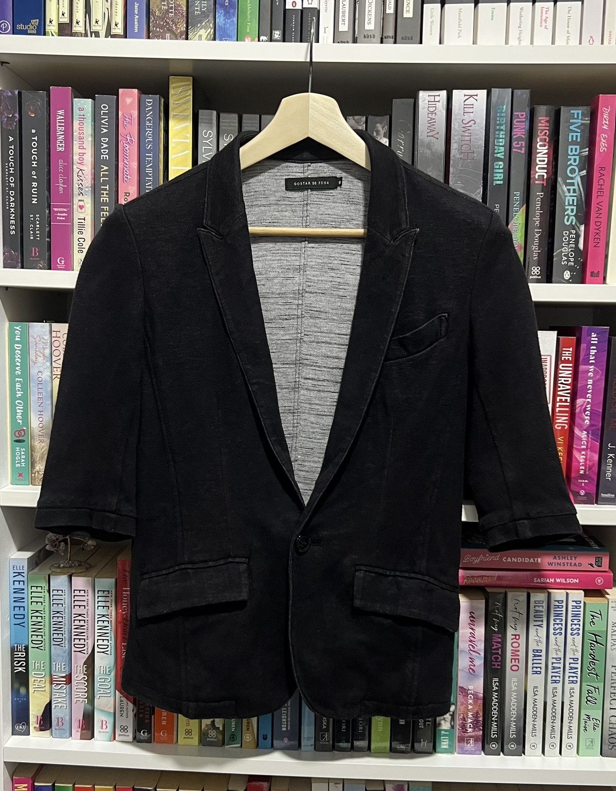 14th Addiction × GOSTAR DE FUGA Fuga Waxed Double Zip Faux Fur