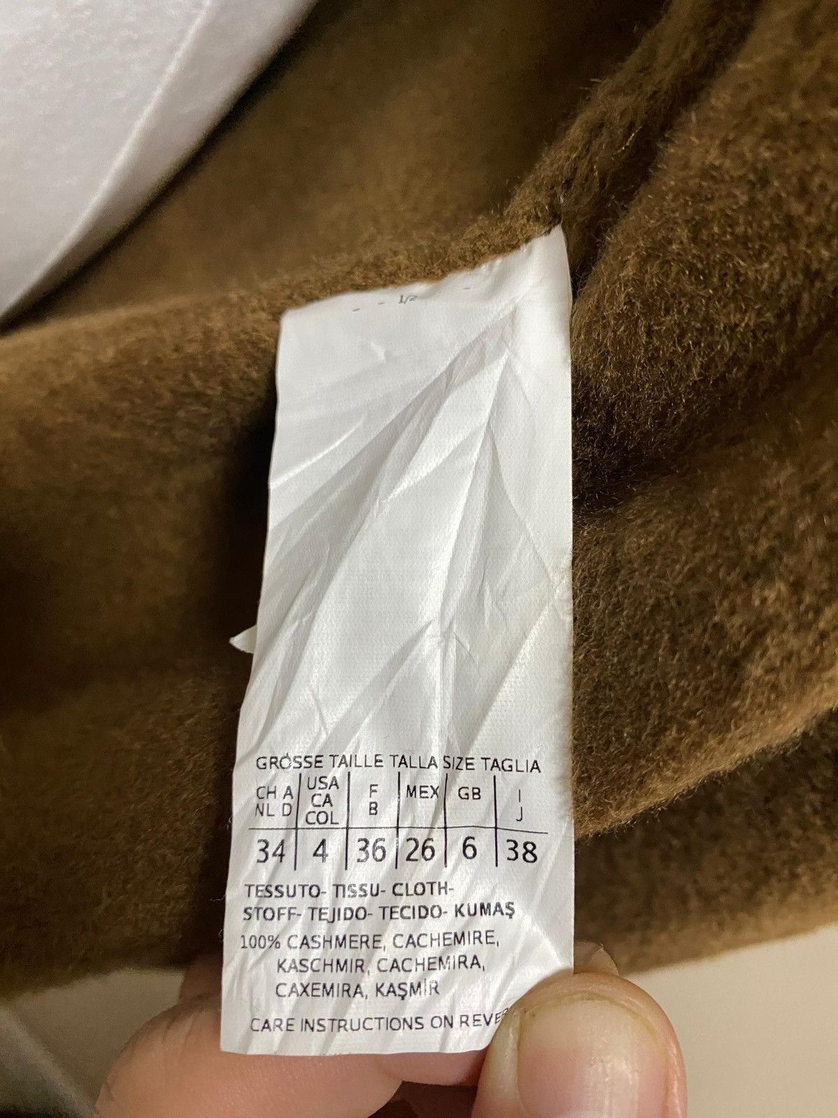 Max Mara MAX MARA TOBACCO CASHMERE CARDIGAN COAT Size S / US 4 / IT 40 - 10 Thumbnail