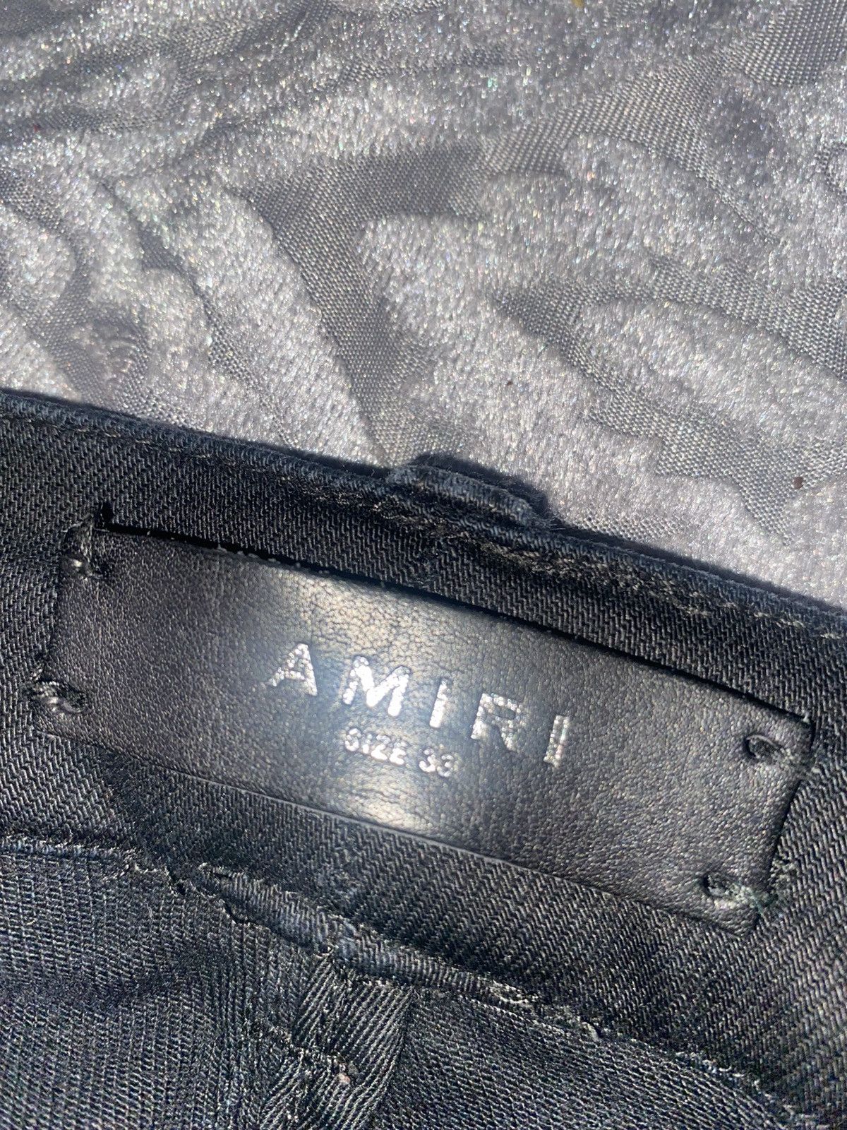 Amiri Black Amiri animal print jeans Size US 33 - 3 Thumbnail