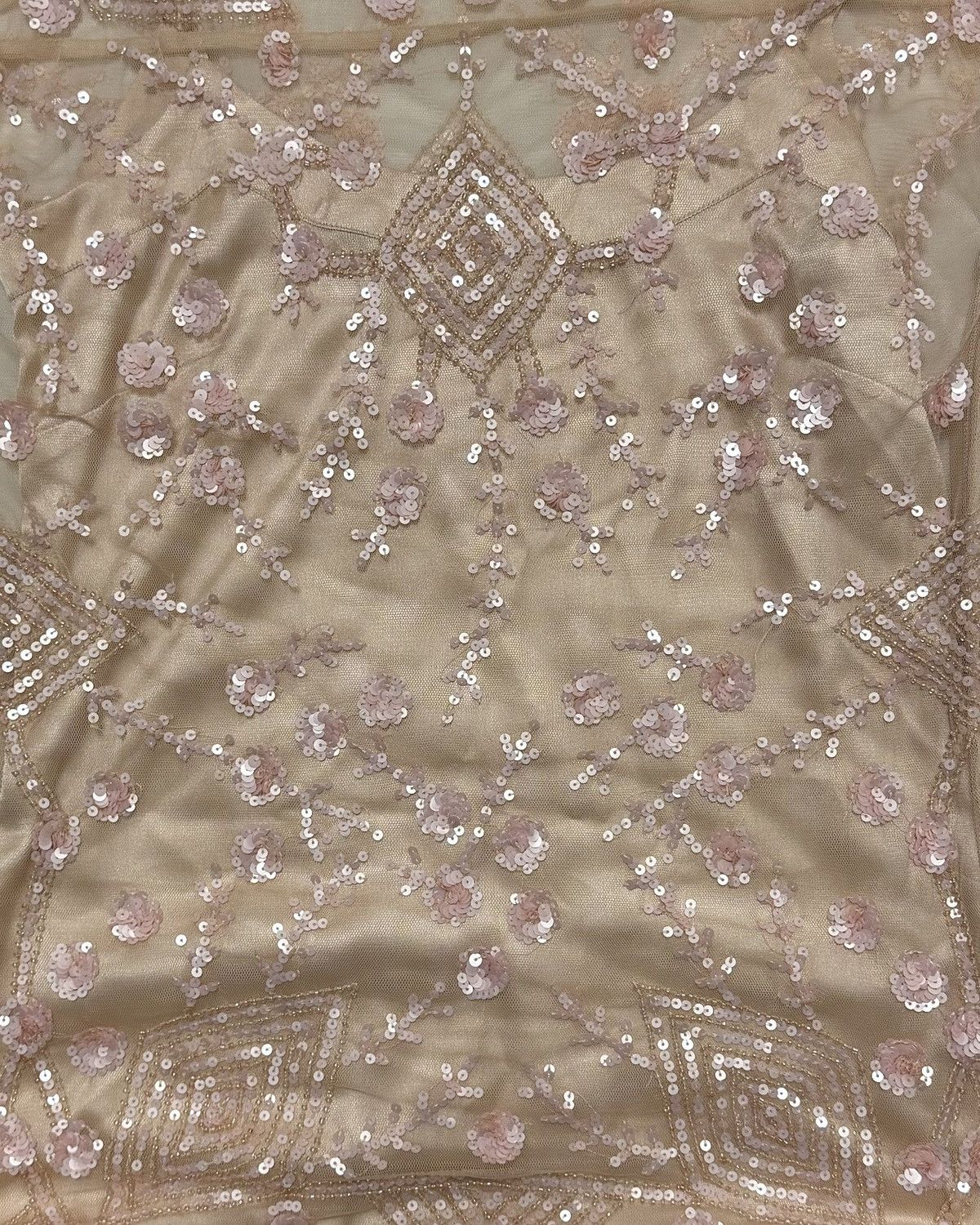 John Galliano JOHN GALLIANO S/S 2008 Lace Sequin Embroidered Flapper Dress Size XS / US 0-2 / IT 36-38 - 3 Thumbnail