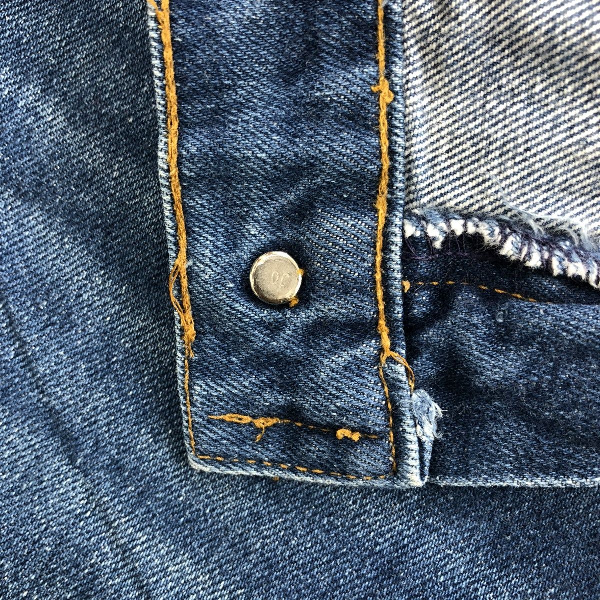 Levi's × Levi's Vintage Clothing × Vintage 🇯🇵Vintage 80s Levis 517 Orange Tab J02 Bootcut Flared Jeans Size US 28 / EU 44 - 5 Thumbnail