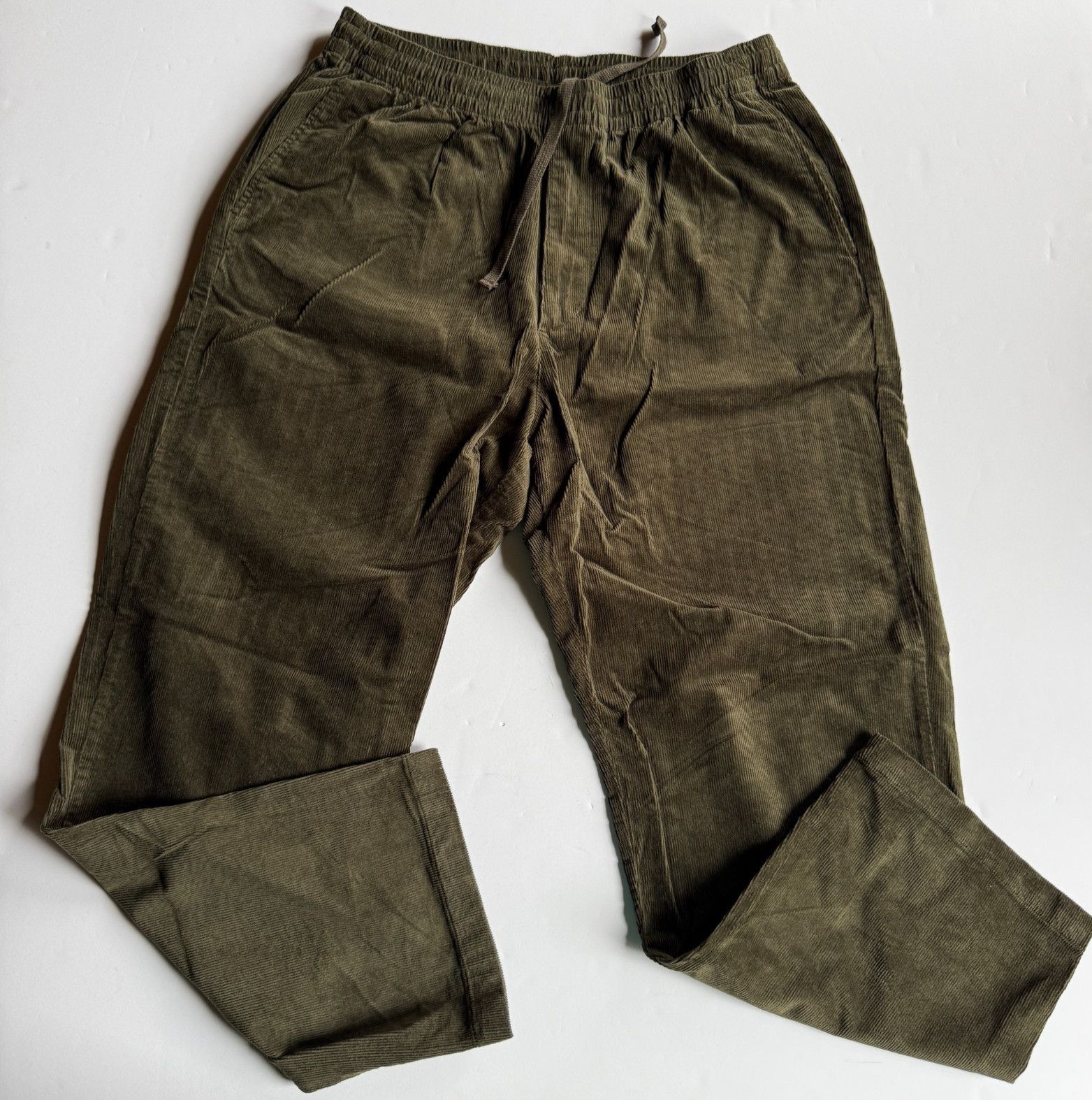 Uniqlo UNIQLO Olive Green Corduroy Easy Pants - Men's Large Size US 34 / EU 50 - 1 Thumbnail